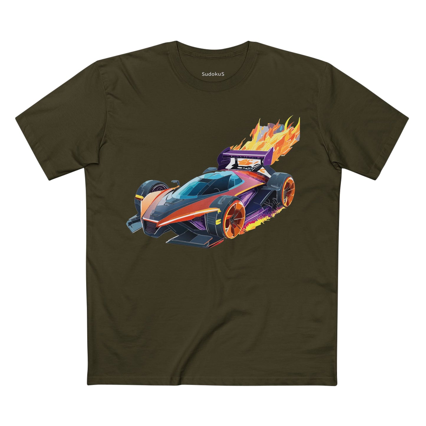 Hot Wheels Car Shirt Unisex Premium Cotton Tee With Unique Car Art Design For Auto Enthusiasts