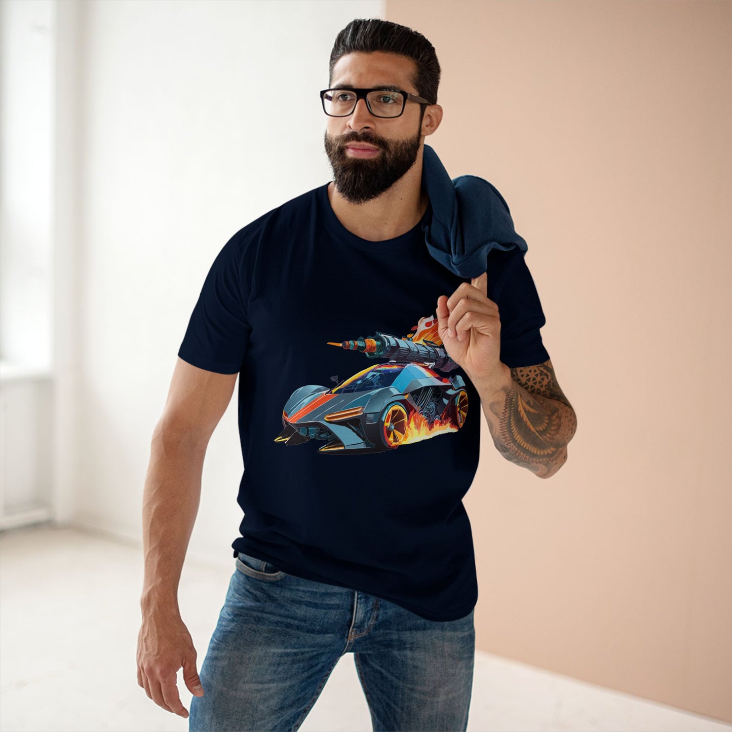 Hot Wheels Car Shirt Unisex Premium Cotton Tee Unique Art Design Preshrunk Regular Fit Crew Neck