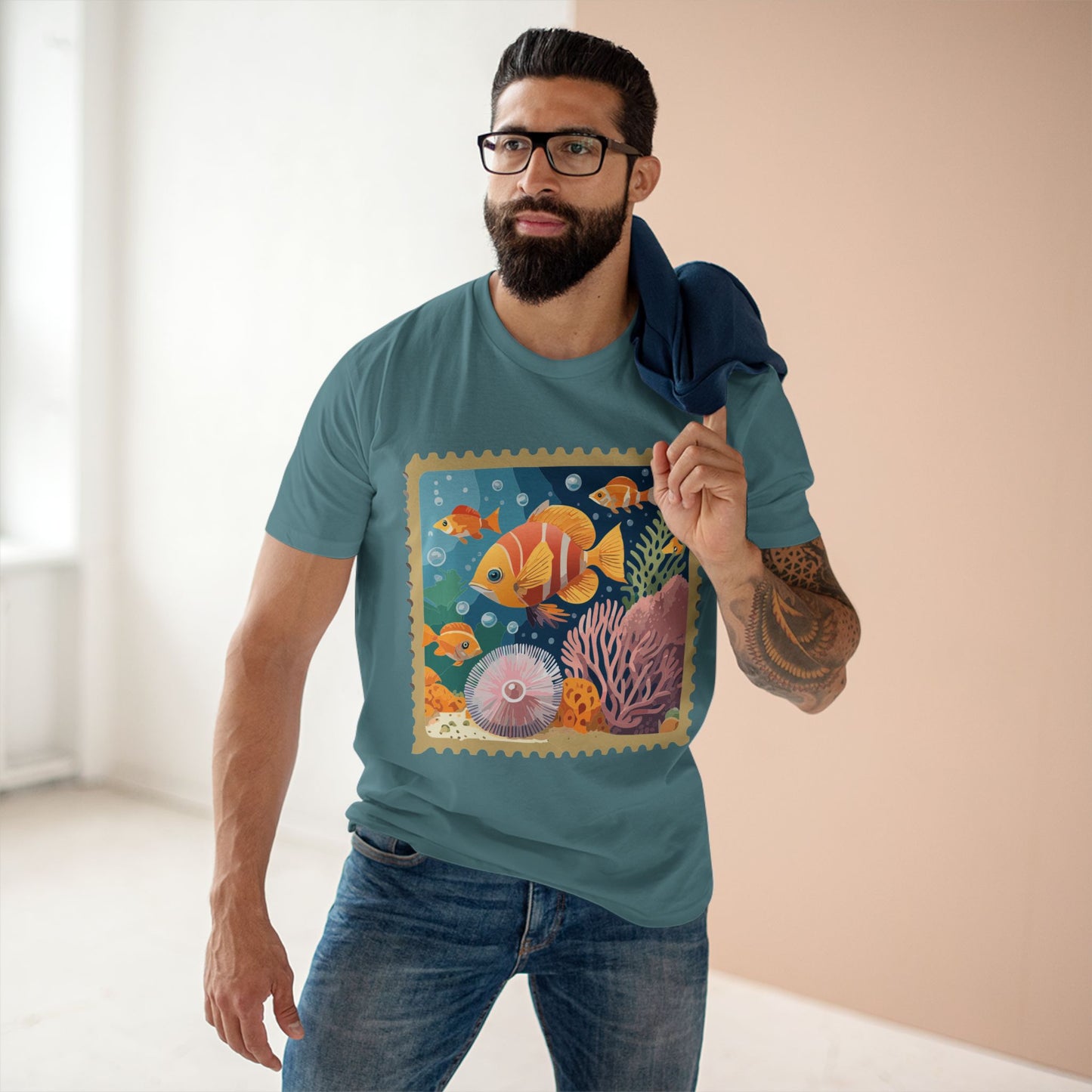 Stamp Shirt, Postage Stamp Shirt