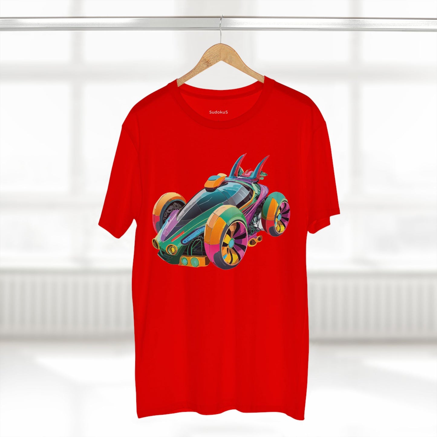 Car Shirt Hot Wheels Unisex Premium Cotton With Unique Art Design Preshrunk Regular Fit Crew Neck