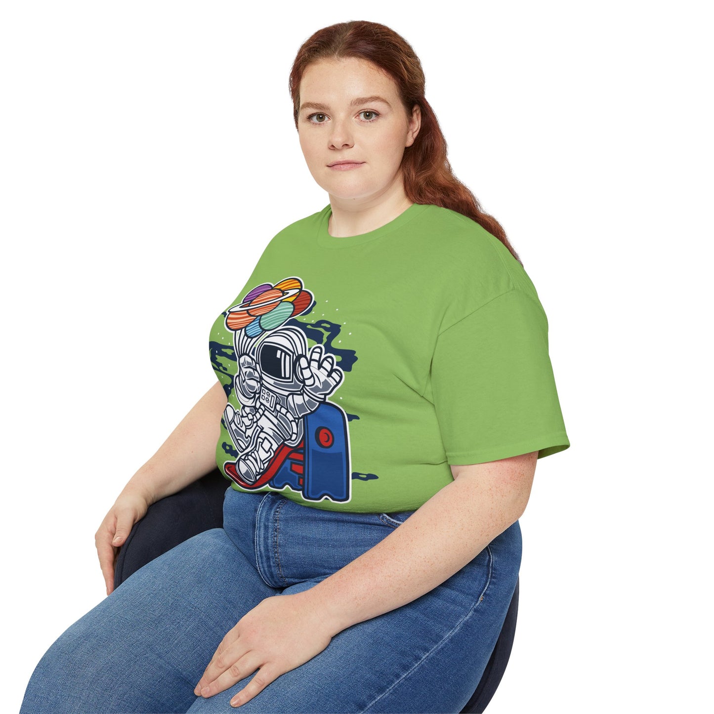 Astronaut Tee Shirt, Astronaut Graphic T‑Shirt, Cartoon Graphic T-Shirt, Art Design Shirt, Cosmos Tee Shirts 5