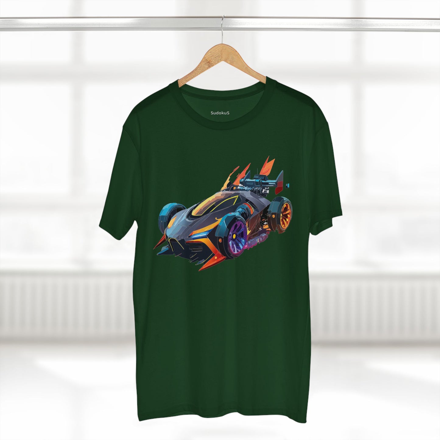 Hot Wheels Car Shirt Unisex Premium Cotton Tee With Unique Car Art Design Inspired by Speed