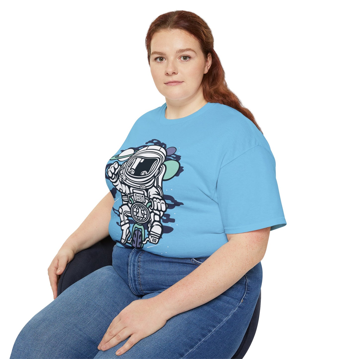 Astronaut Tee Shirt, Astronaut Graphic T‑Shirt, Cartoon Graphic T-Shirt, Art Design Shirt, Cosmos Tee Shirts 6