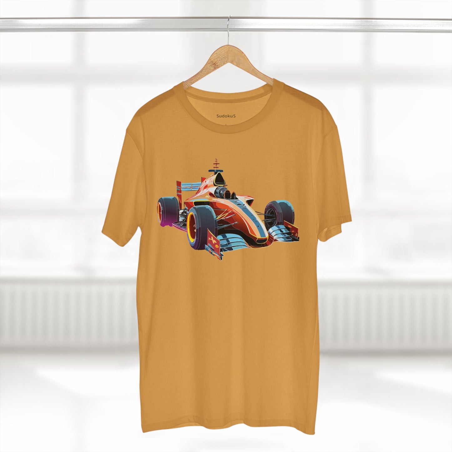 Unisex Car and Hot Wheels Shirt Premium Cotton Tee with Unique Art Design Graphic Illustration