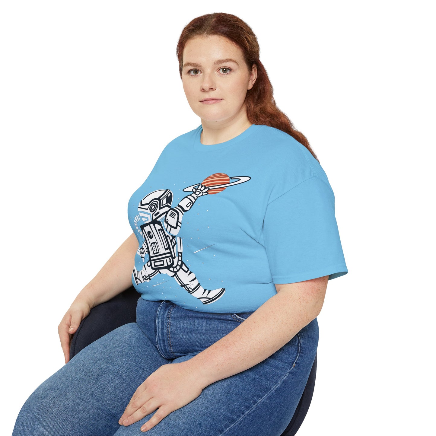 Astronaut Tee Shirt, Astronaut Graphic T‑Shirt, Cartoon Graphic T-Shirt, Art Design Shirt, Cosmos Tee Shirts 3