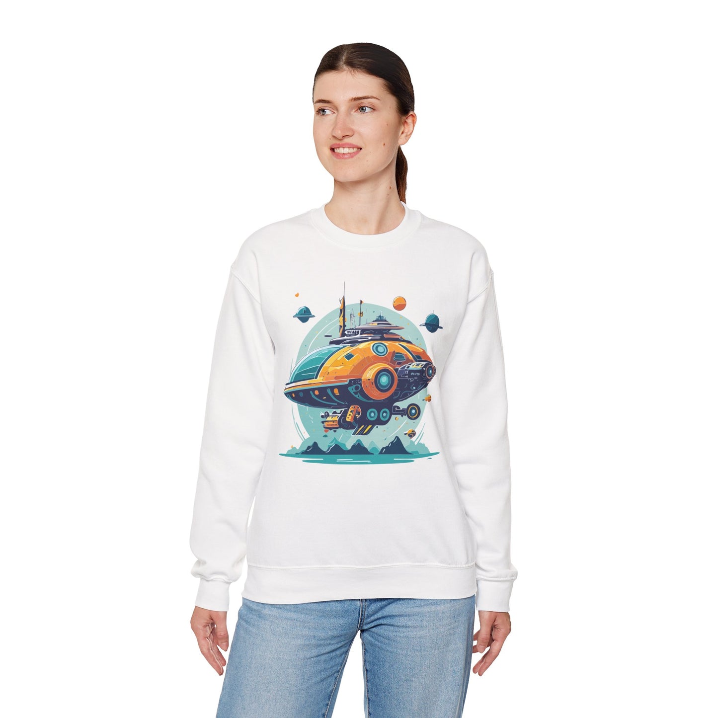 Space Shuttle Sweatshirt, Cosmic Sweatshirt, Astronaut Sweatshirt, Space Cosmic Sweatshirt