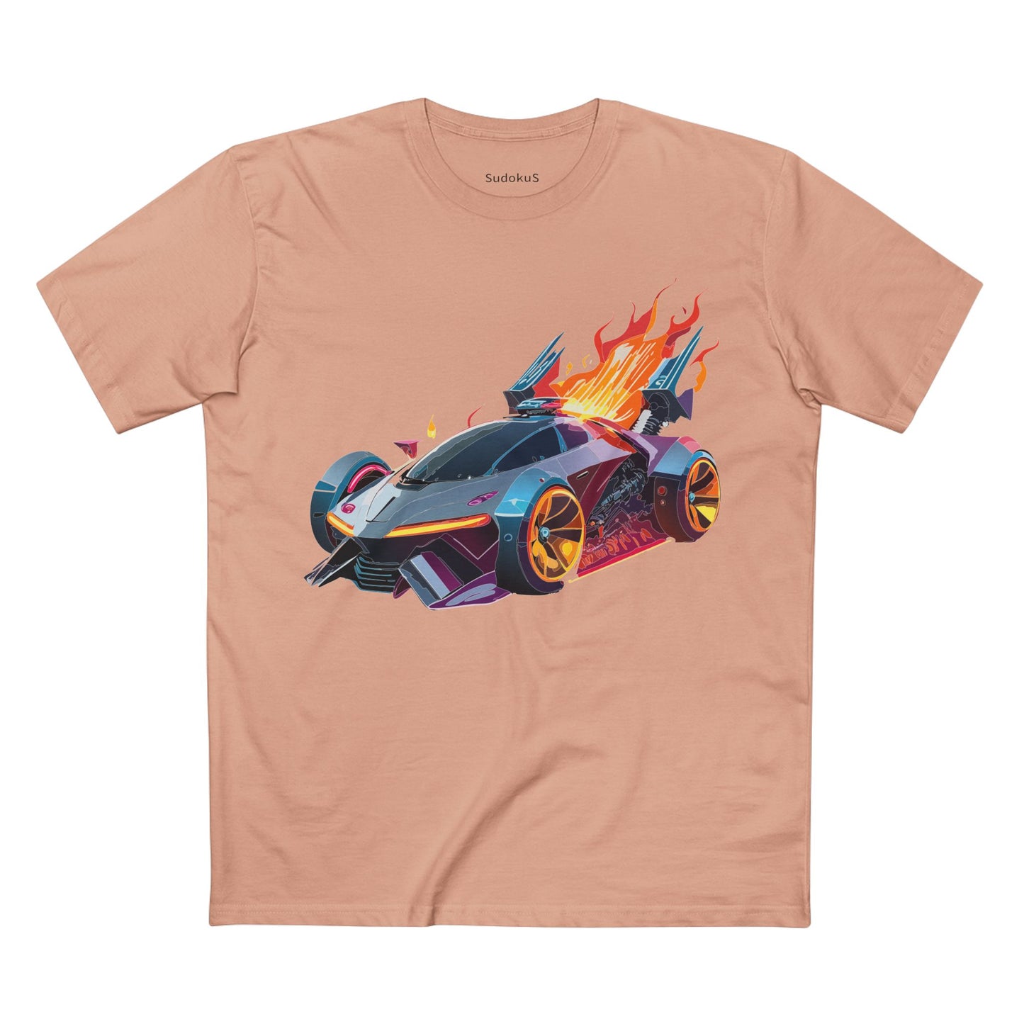 Car Shirt Hot Wheels Unisex Premium Cotton Tee With Unique Art Design Regular Fit Crew Neck