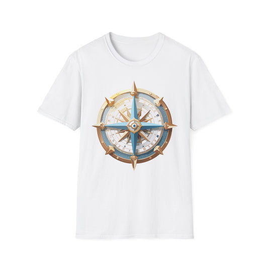 Compass T Shirt, Compass Shirt, Shirt with Compass, Navigator Shirt