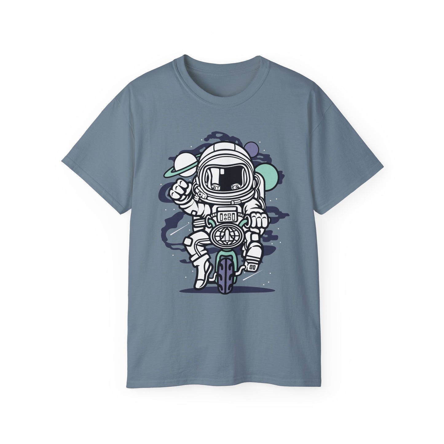 Astronaut Tee Shirt, Astronaut Graphic T‑Shirt, Cartoon Graphic T-Shirt, Art Design Shirt, Cosmos Tee Shirts 6