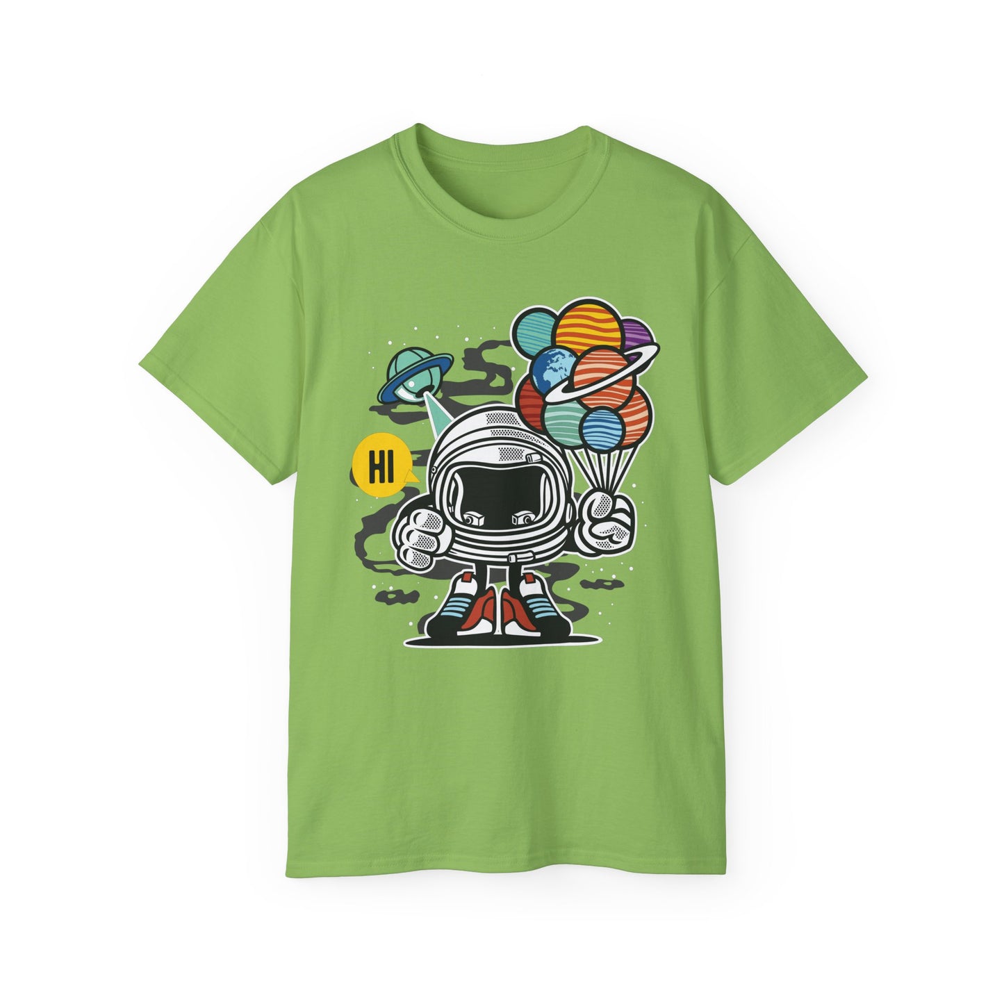Astronaut Tee Shirt, Astronaut Graphic T‑Shirt, Cartoon Graphic T-Shirt, Art Design Shirt, Cosmos Tee Shirts 7
