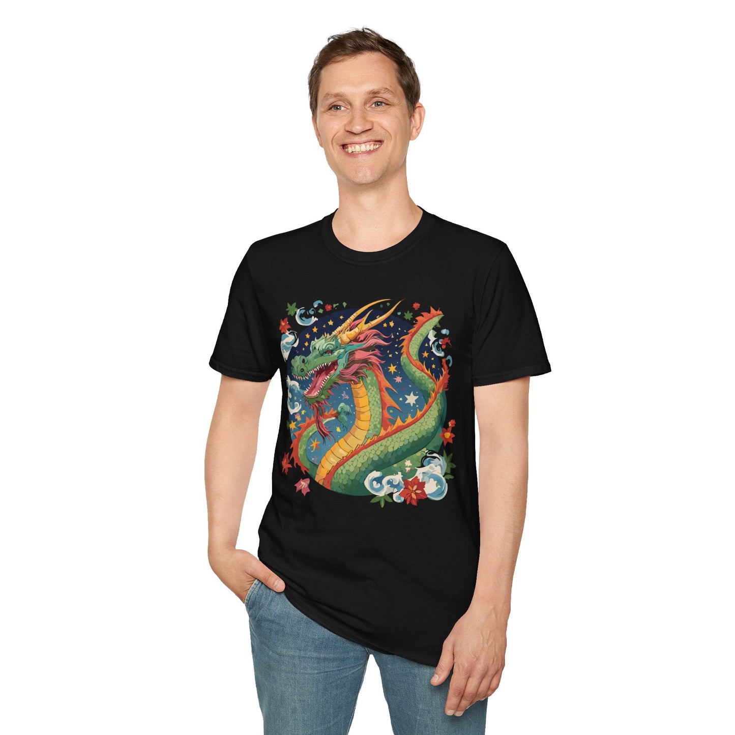 Dragon T Shirt, Dragon Shirt, Shirt with Animals, Animal Shirt