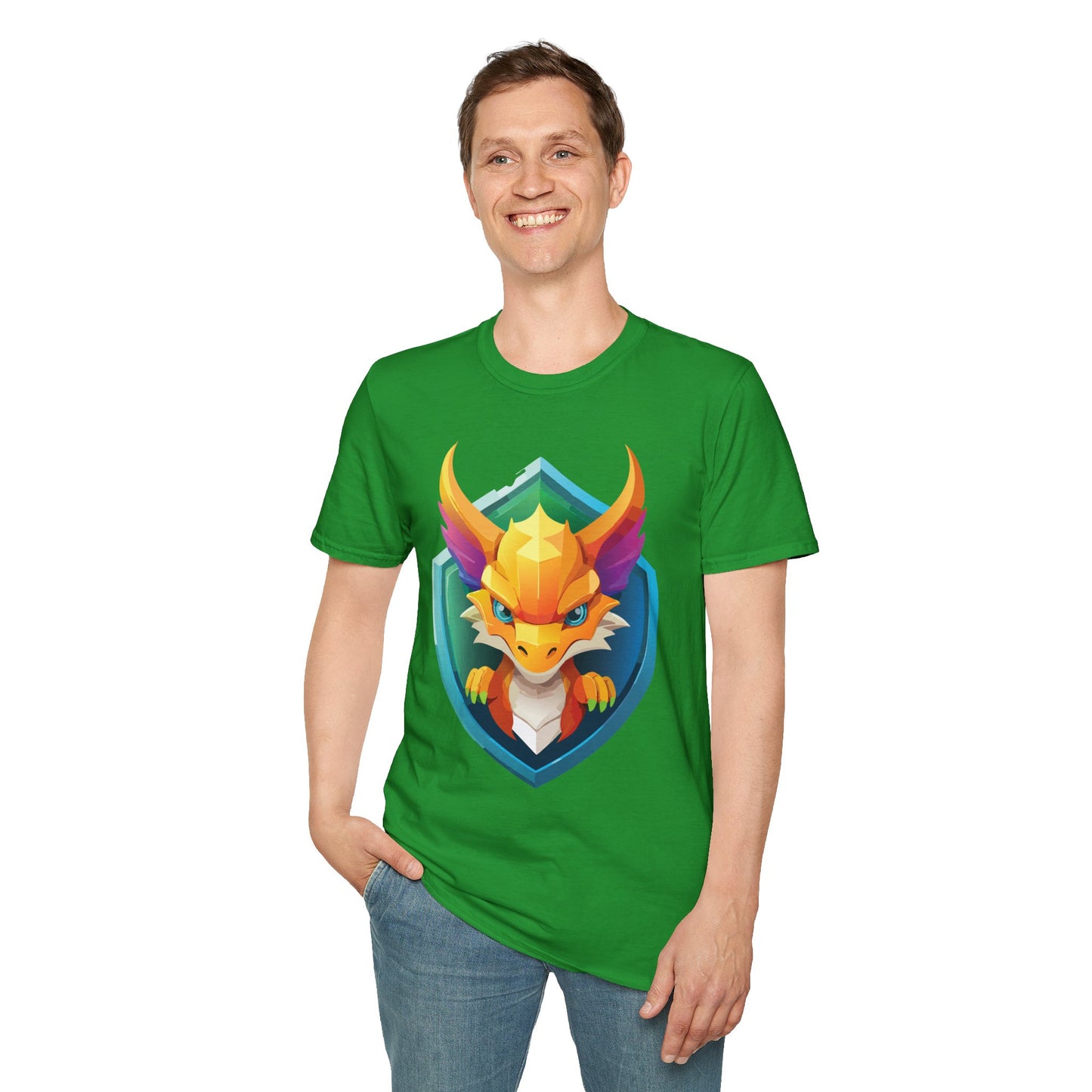 Dragon T Shirt, Dragon Shirt, Shirt with Animals, Animal Shirt