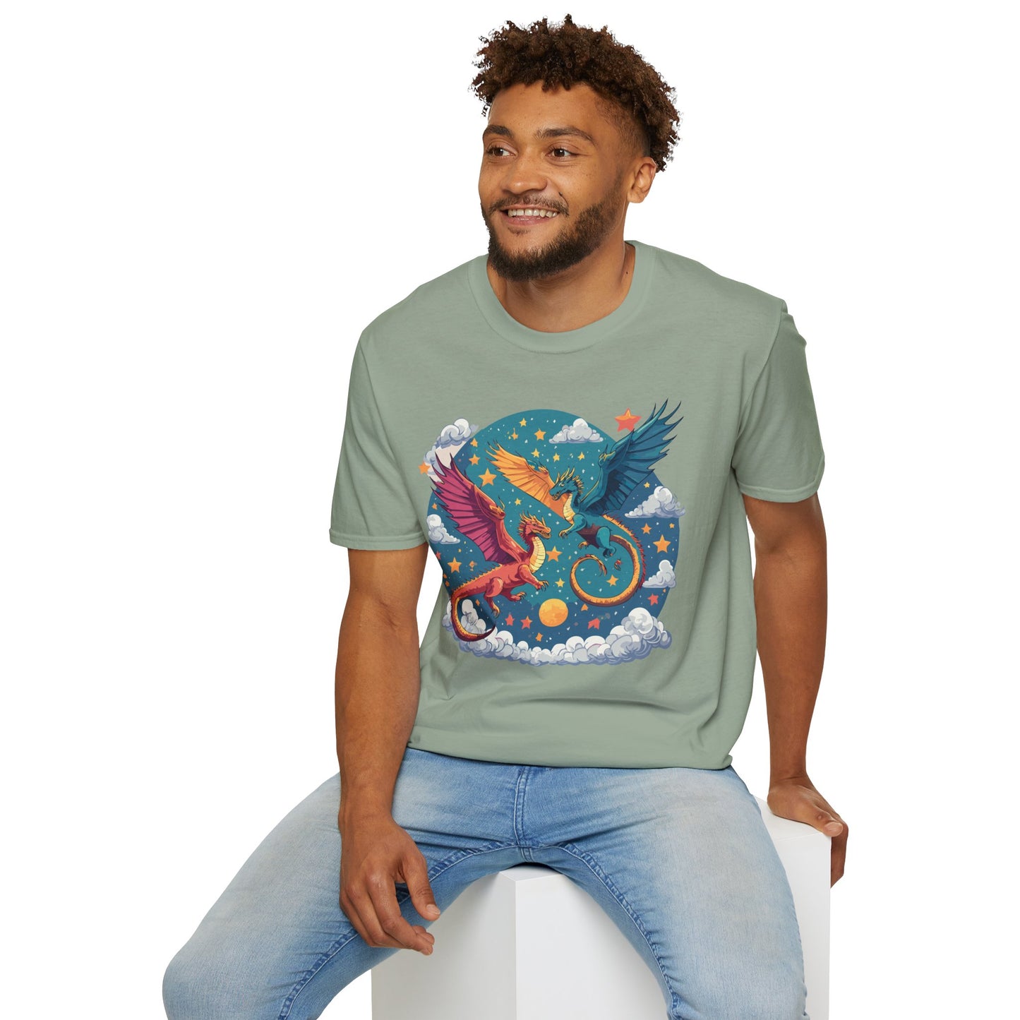 Dragon T Shirt, Dragon Shirt, Shirt with Animals, Animal Shirt