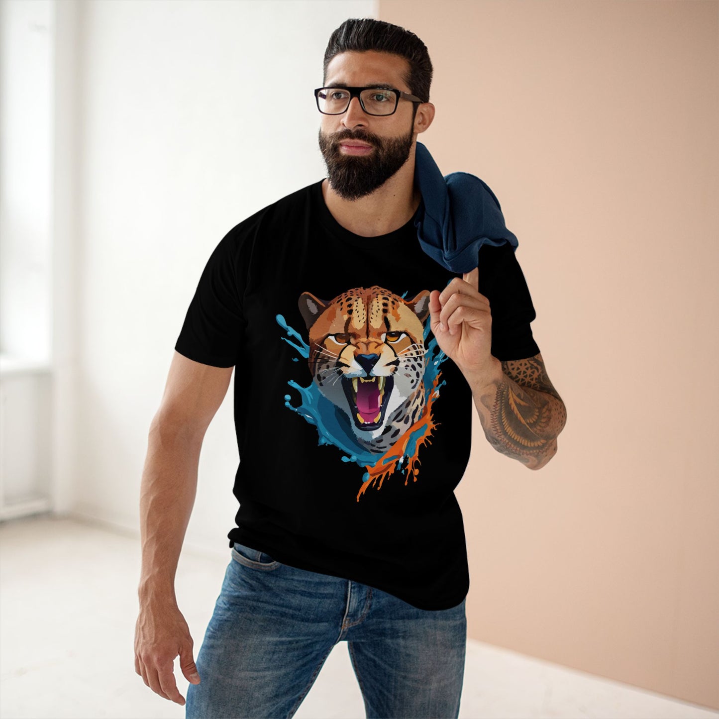Animal Shirt, Cheetah Shirt - SudokuS