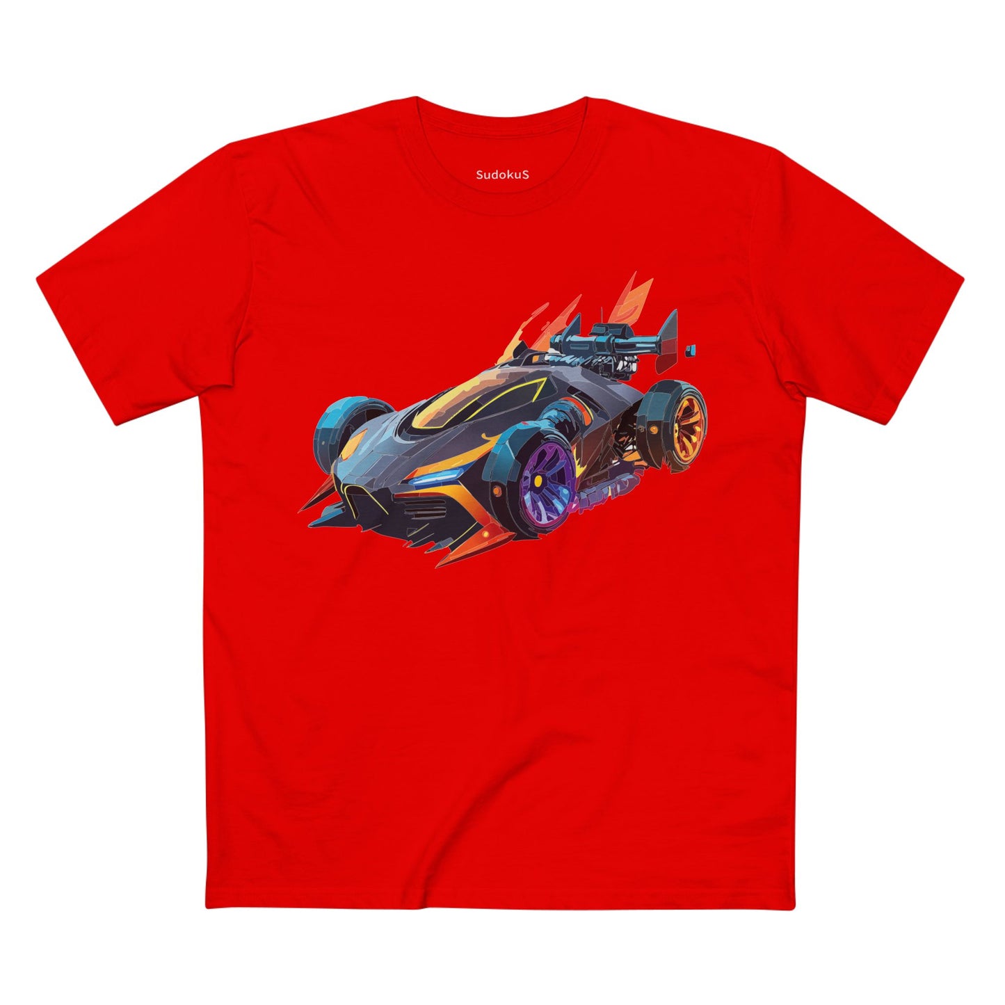 Hot Wheels Car Shirt Unisex Premium Cotton Tee With Unique Car Art Design Inspired by Speed