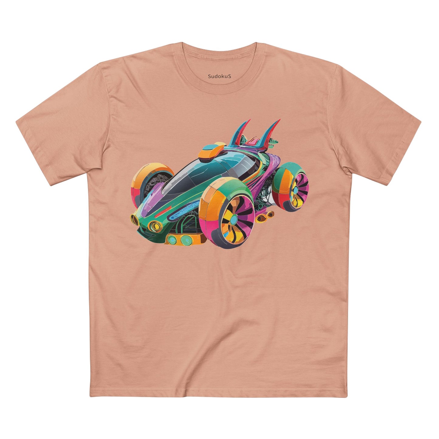 Car Shirt Hot Wheels Unisex Premium Cotton With Unique Art Design Preshrunk Regular Fit Crew Neck