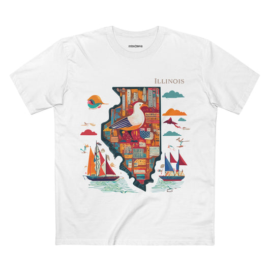 US State Shirts, Illinois Shirt