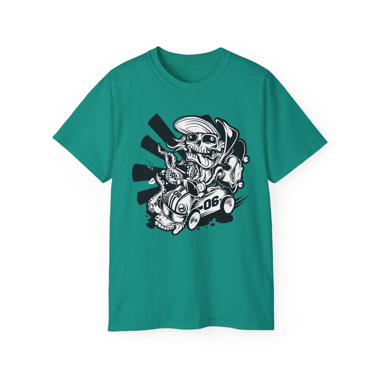 Skull Tee Shirt, Skull Graphic T‑Shirt, Cartoon Graphic T-Shirt, Art Design Shirt, Skull Tee Shirts