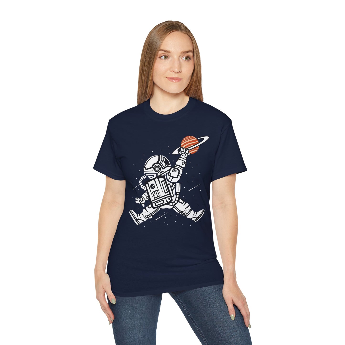 Astronaut Tee Shirt, Astronaut Graphic T‑Shirt, Cartoon Graphic T-Shirt, Art Design Shirt, Cosmos Tee Shirts 3