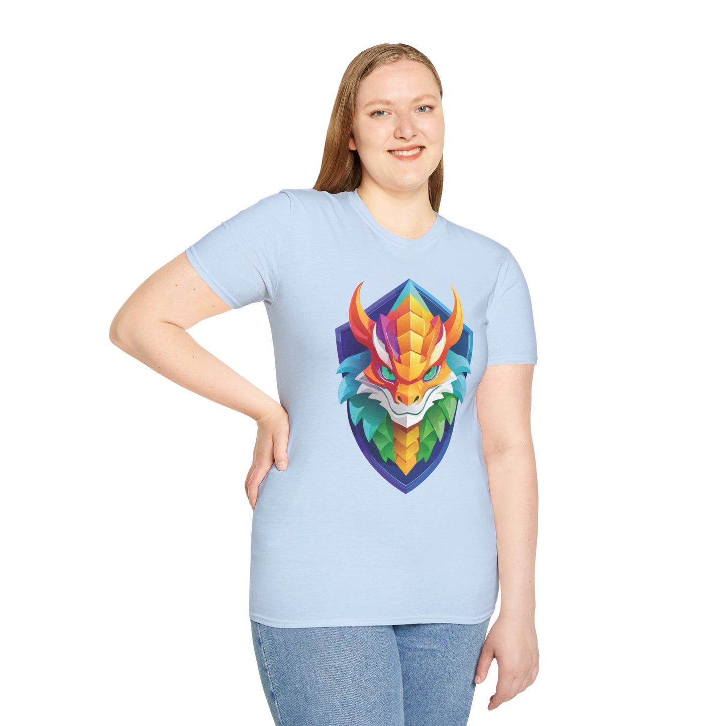 Dragon T Shirt, Dragon Shirt, Shirt with Animals, Animal Shirt