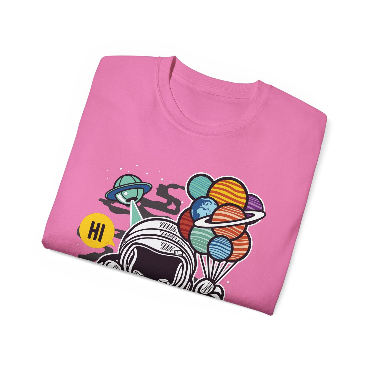 Astronaut Tee Shirt, Astronaut Graphic T‑Shirt, Cartoon Graphic T-Shirt, Art Design Shirt, Cosmos Tee Shirts 7