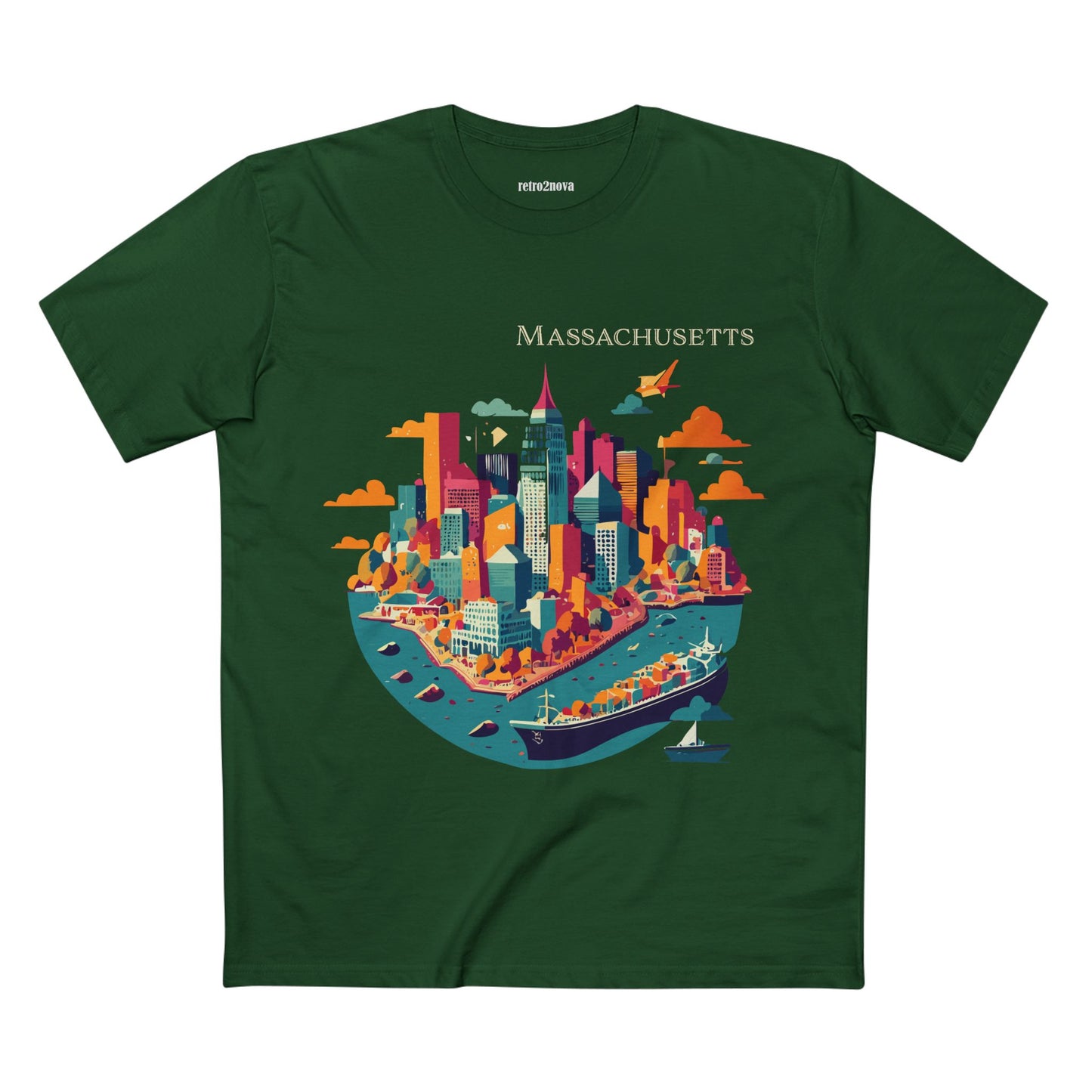 US State Shirts, Massachusetts Shirt