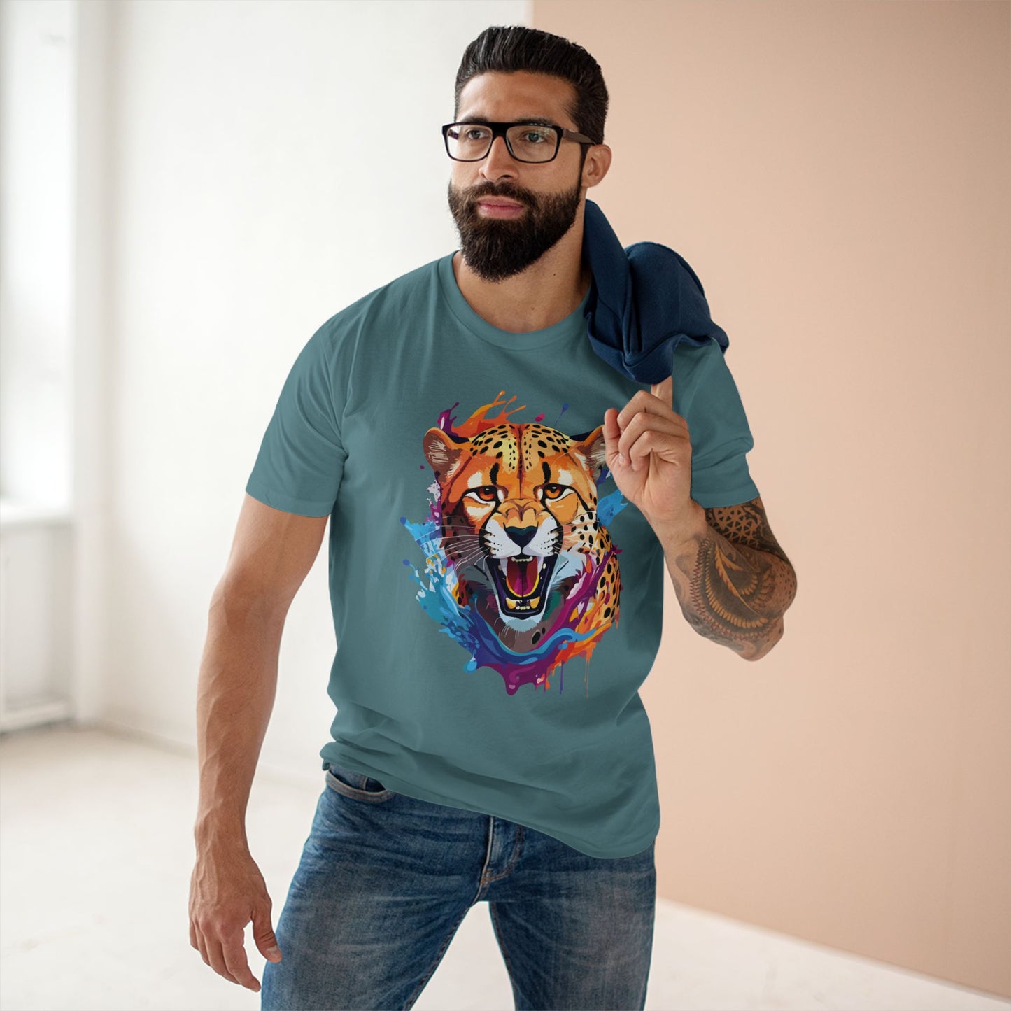 Animal Shirt, Cheetah Shirt - SudokuS