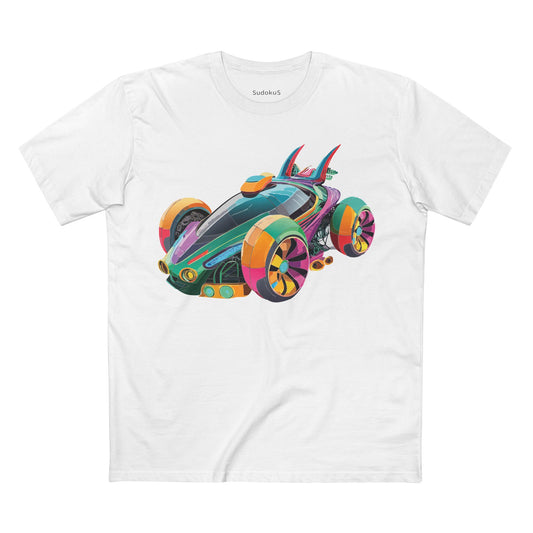 Car Shirt Hot Wheels Unisex Premium Cotton With Unique Art Design Preshrunk Regular Fit Crew Neck
