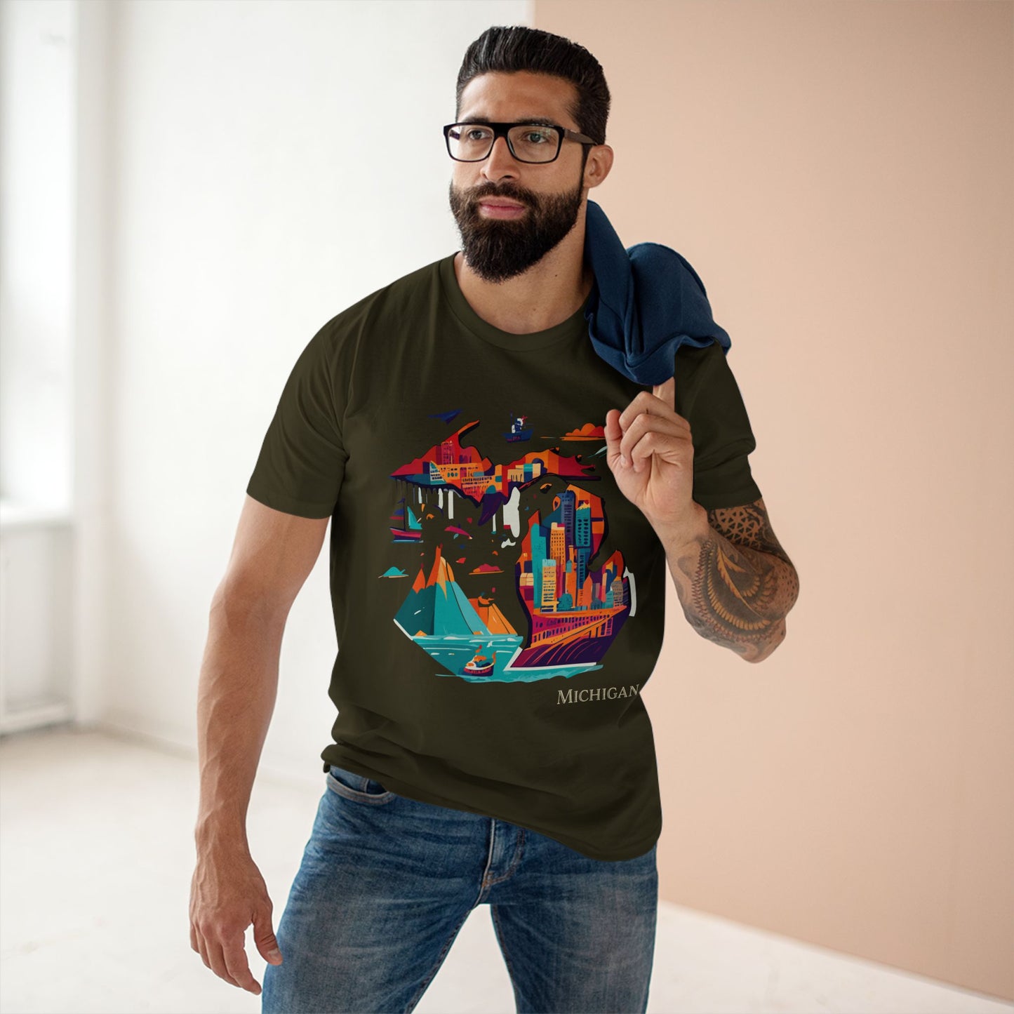 US State Shirts, Michigan Shirt