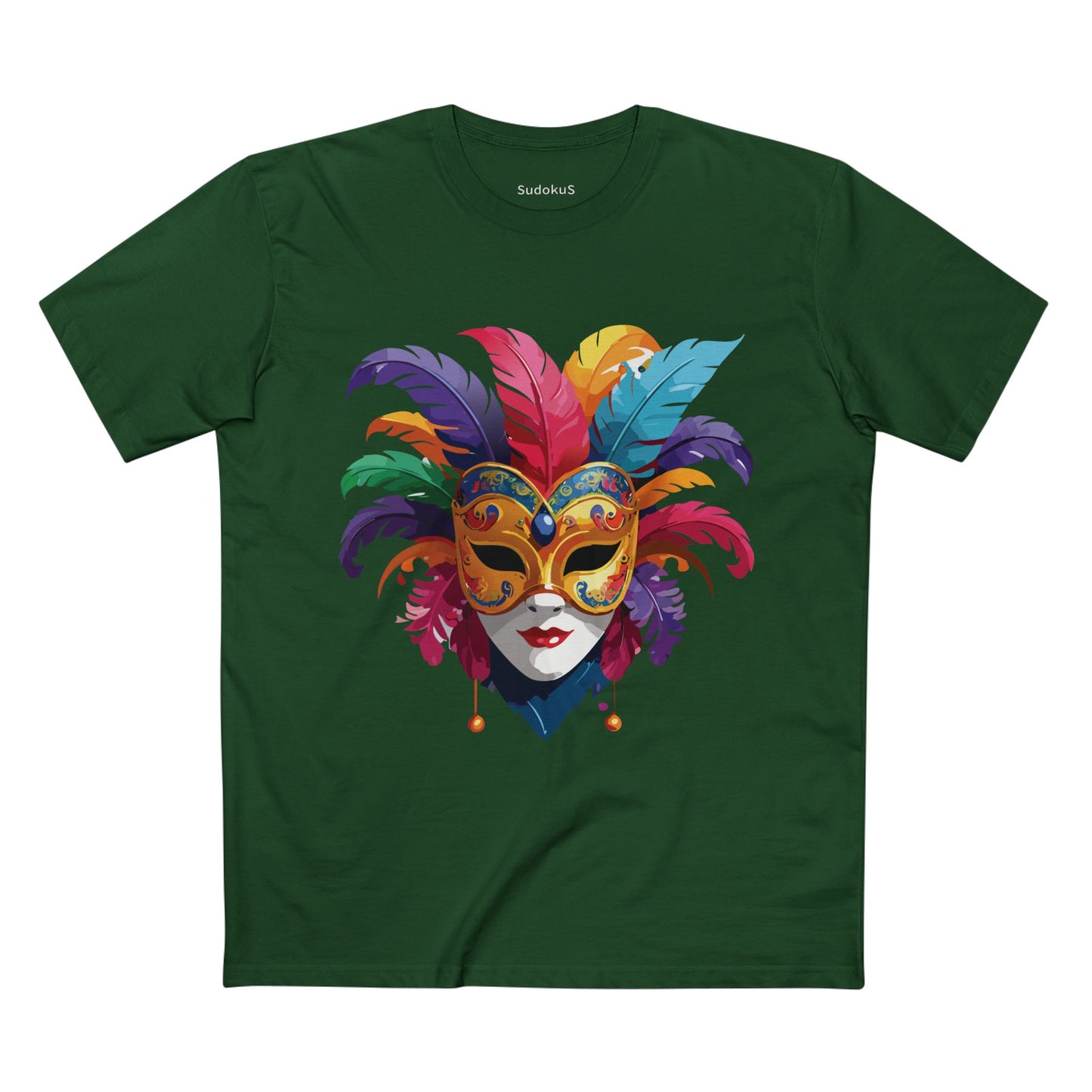 Mask Shirt, Shirt with Face - SudokuS
