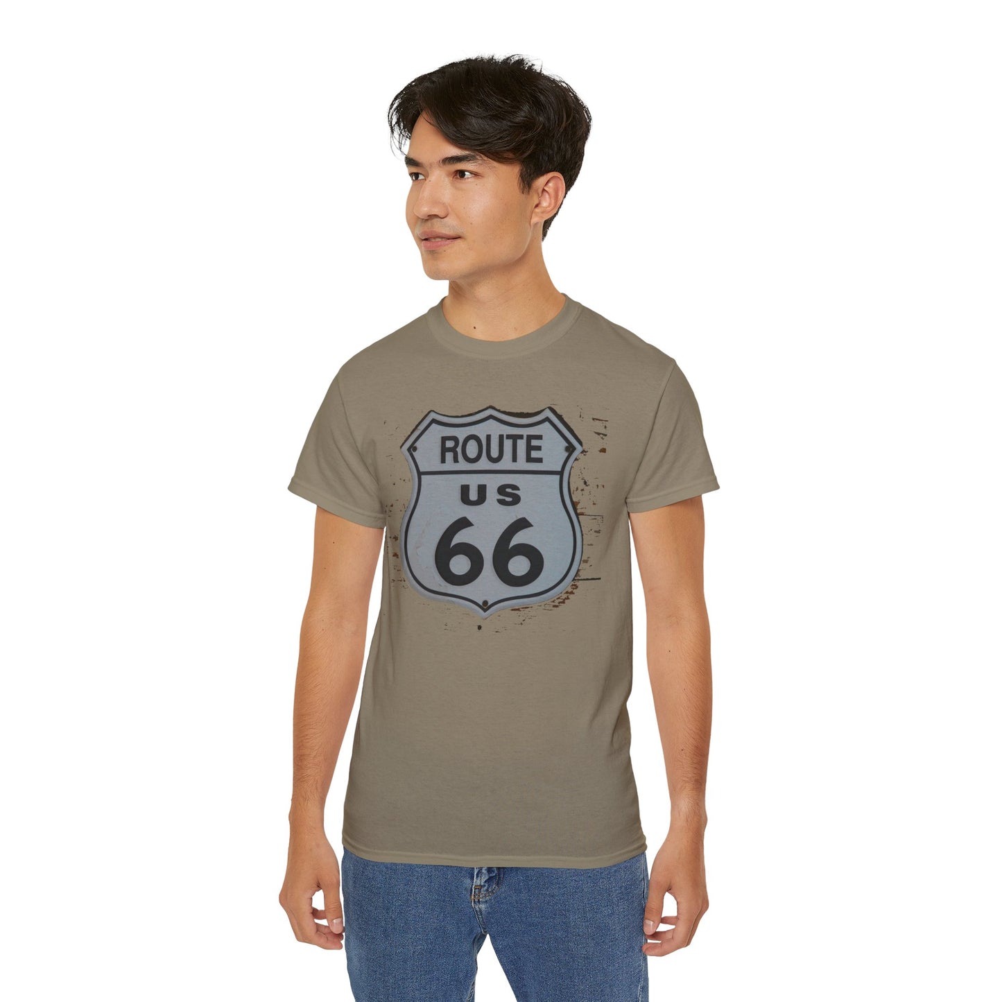 Route 66 Tee Shirt, Route 66 Graphic T‑Shirt, Vintage Graphic T-Shirt, Art Design Shirt, Route 66 US Tee Shirts