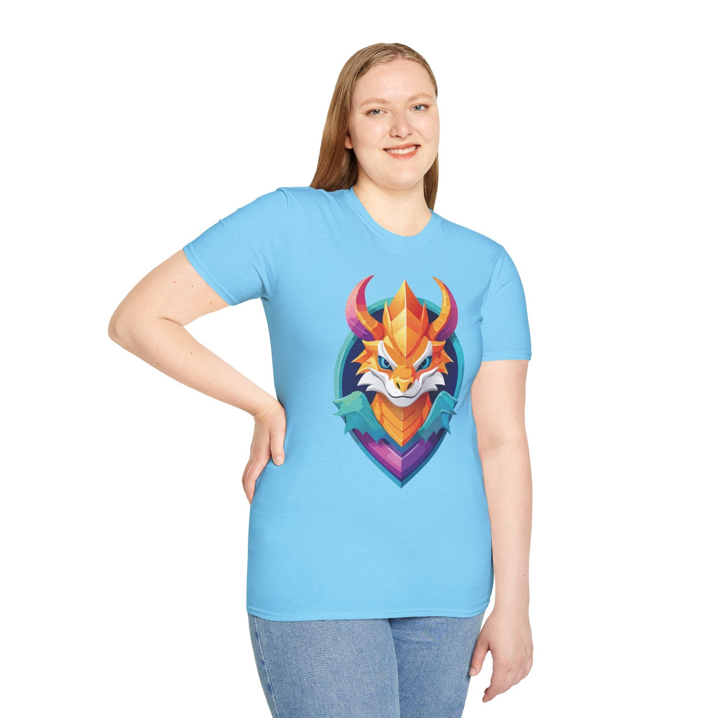 Dragon T Shirt, Dragon Shirt, Shirt with Animals, Animal Shirt