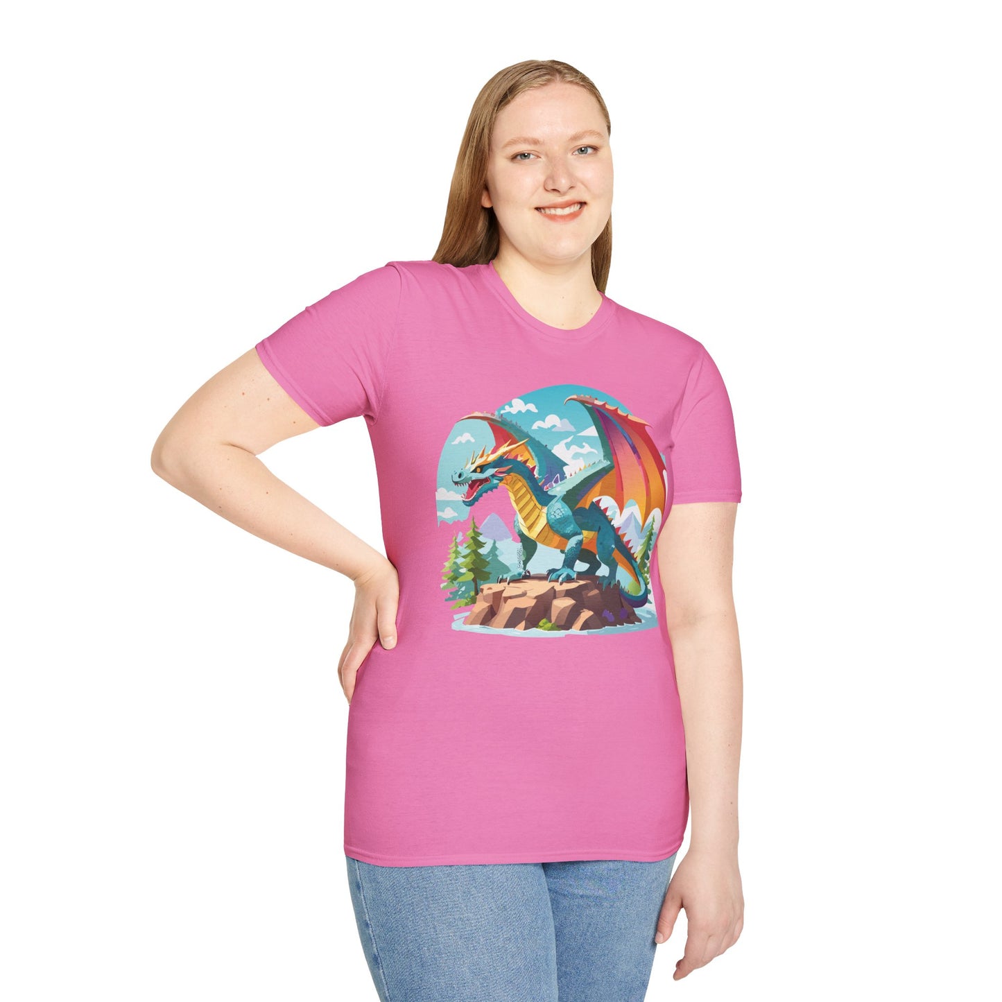 Dragon T Shirt, Dragon Shirt, Shirt with Animals, Animal Shirt