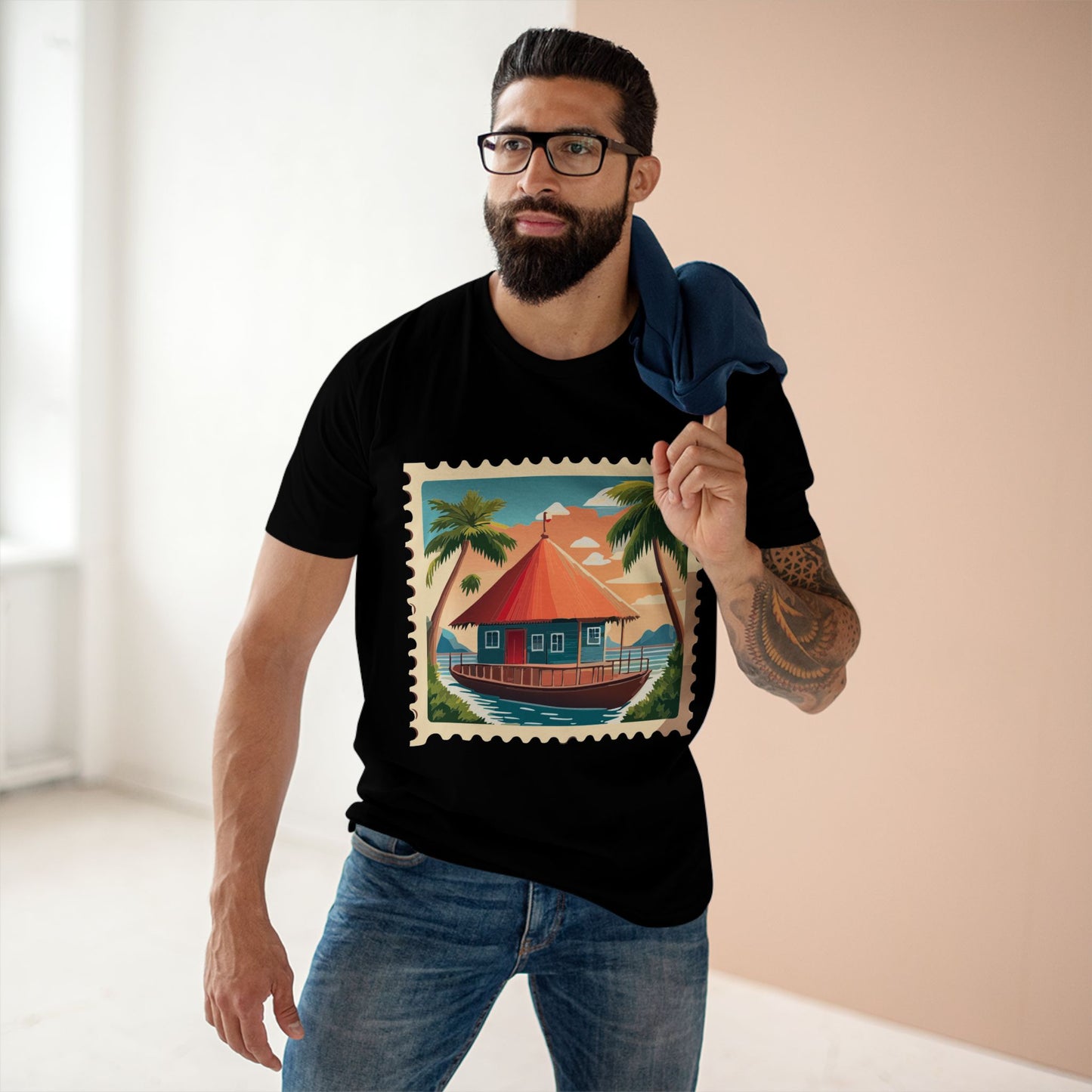 Stamp Shirt, Postage Stamp Shirt