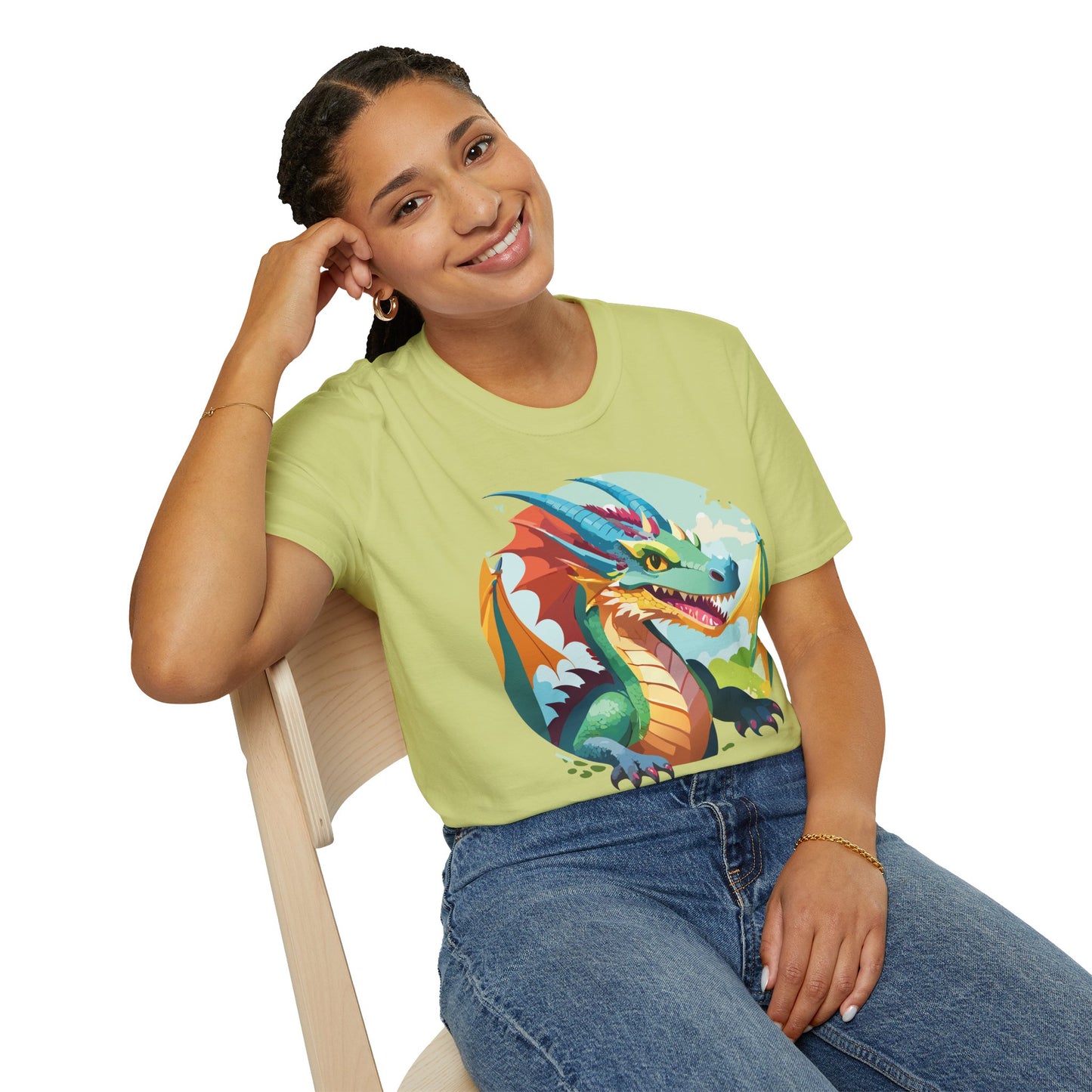 Dragon T Shirt, Dragon Shirt, Shirt with Animals, Animal Shirt