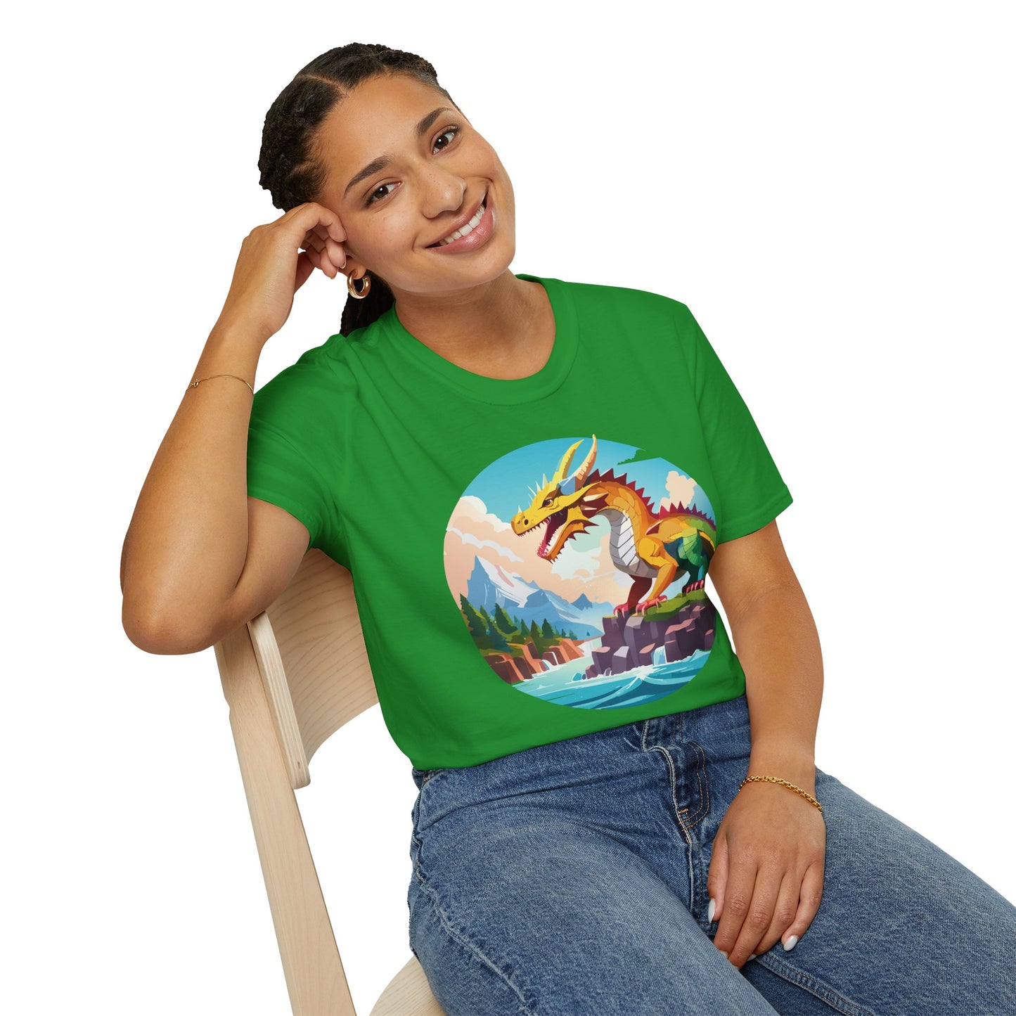 Dragon T Shirt, Dragon Shirt, Shirt with Animals, Animal Shirt