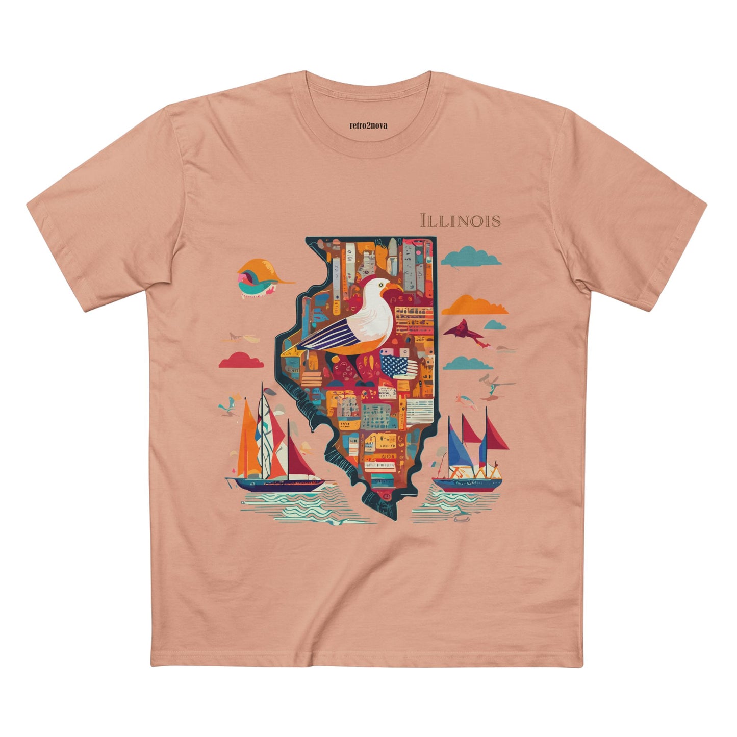 US State Shirts, Illinois Shirt