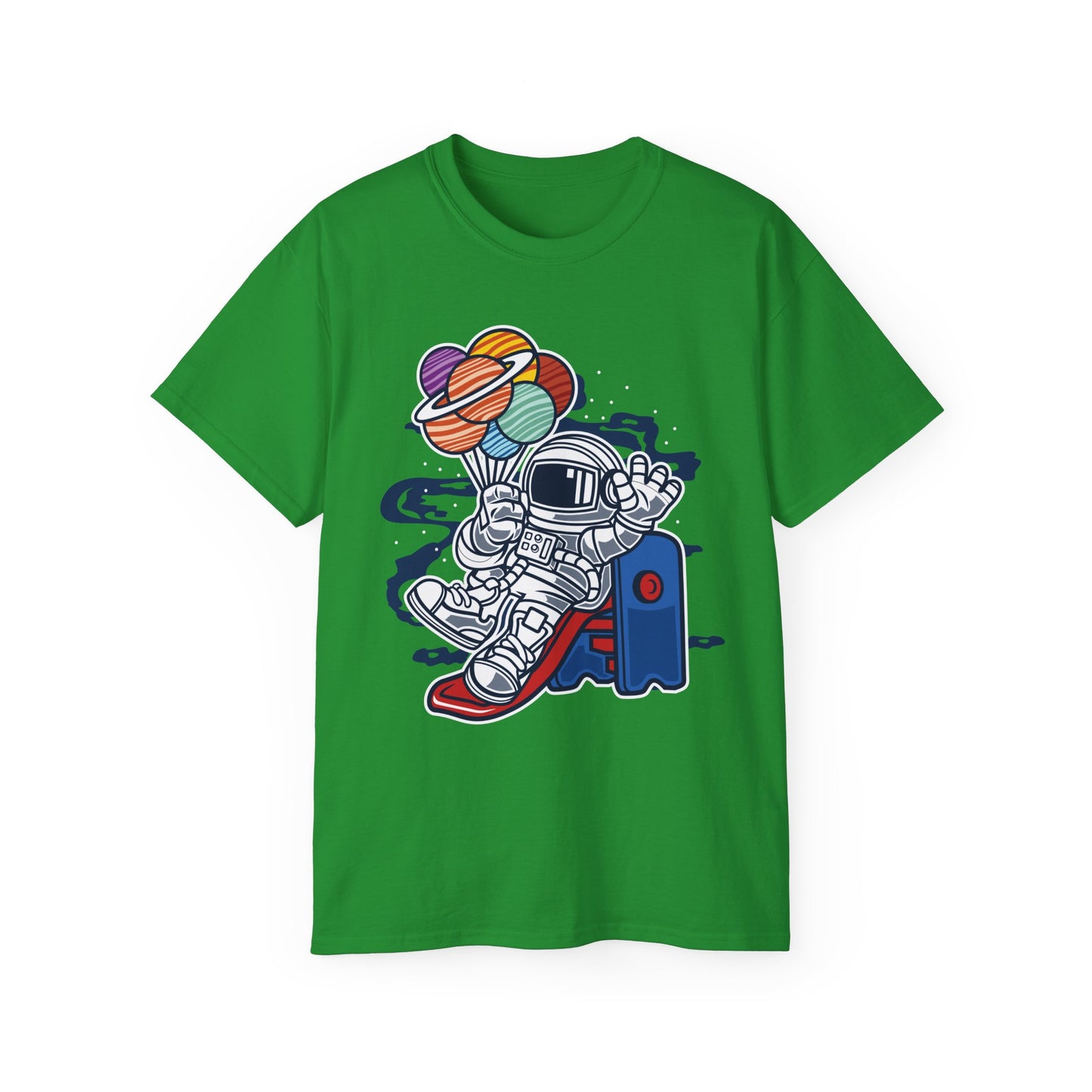 Astronaut Tee Shirt, Astronaut Graphic T‑Shirt, Cartoon Graphic T-Shirt, Art Design Shirt, Cosmos Tee Shirts 5