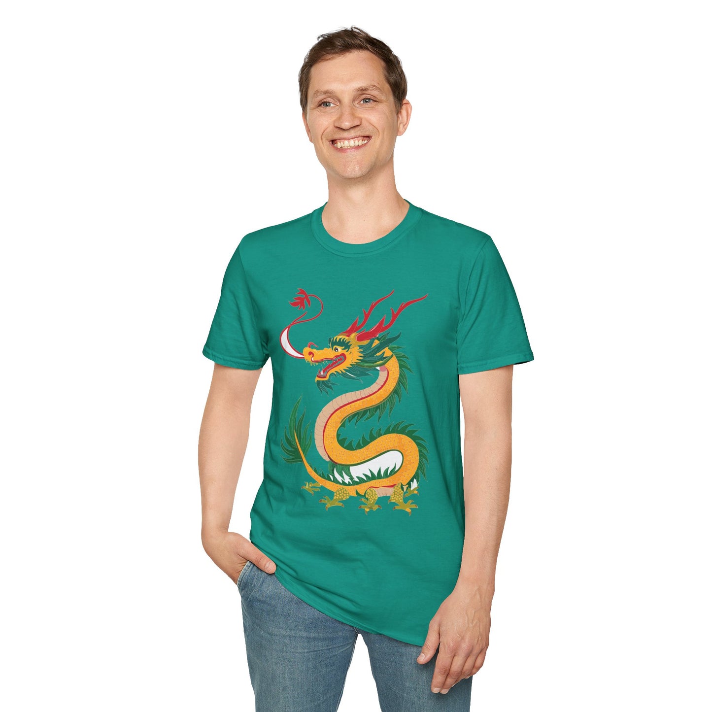 Dragon T Shirt, Dragon Shirt, Shirt with Animals, Animal Shirt