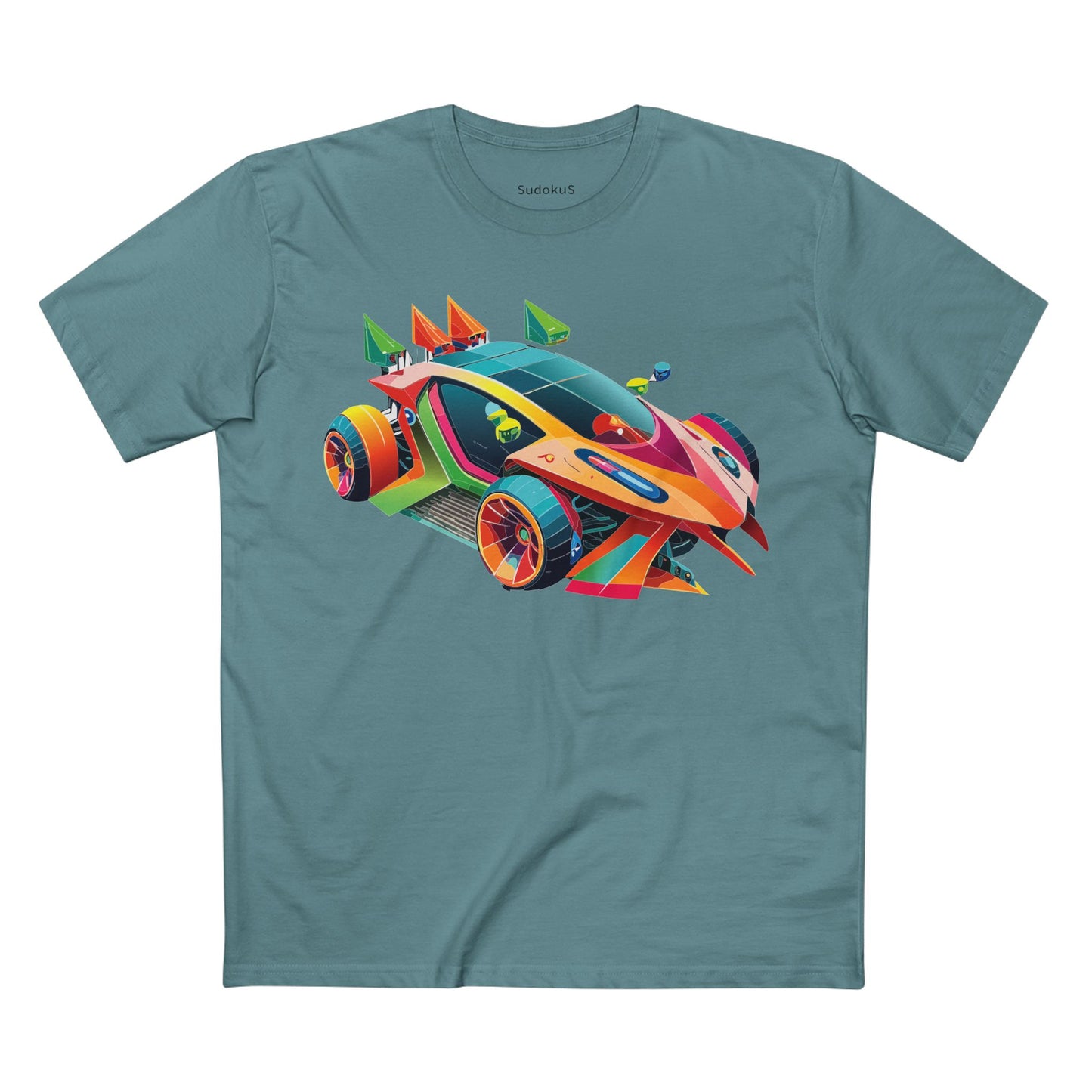 Unisex Hot Wheels Car Shirt Premium Cotton Tee With Unique Art Design Regular Fit Crew Neck Comfort