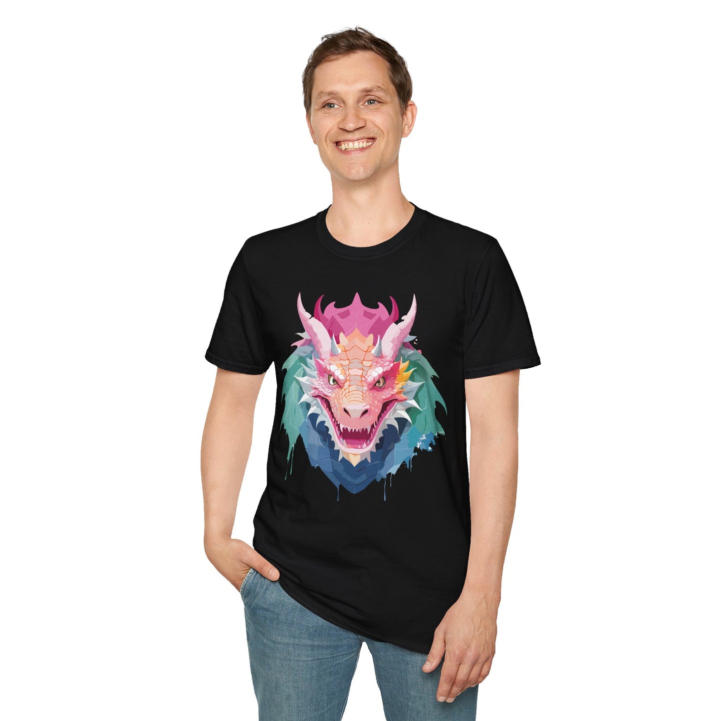Dragon T Shirt, Dragon Shirt, Shirt with Animals, Animal Shirt