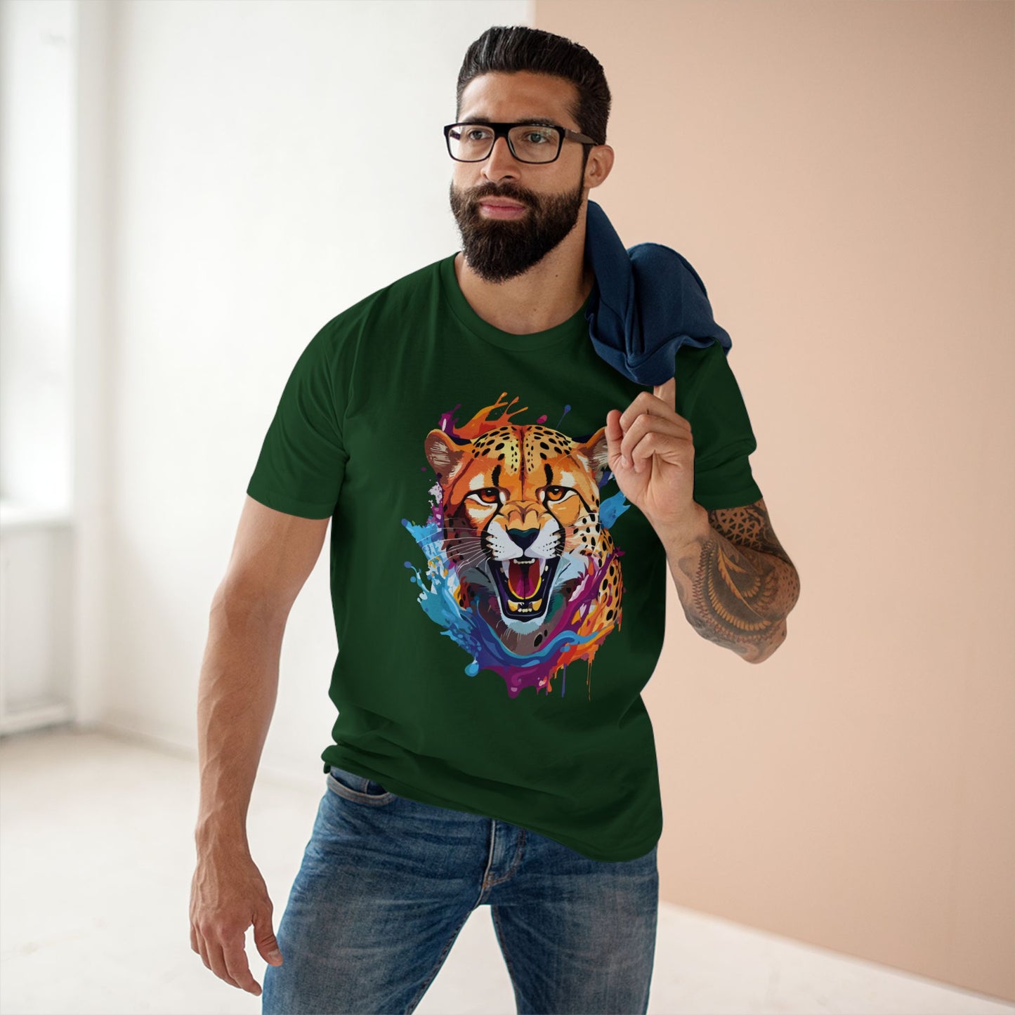 Animal Shirt, Cheetah Shirt - SudokuS