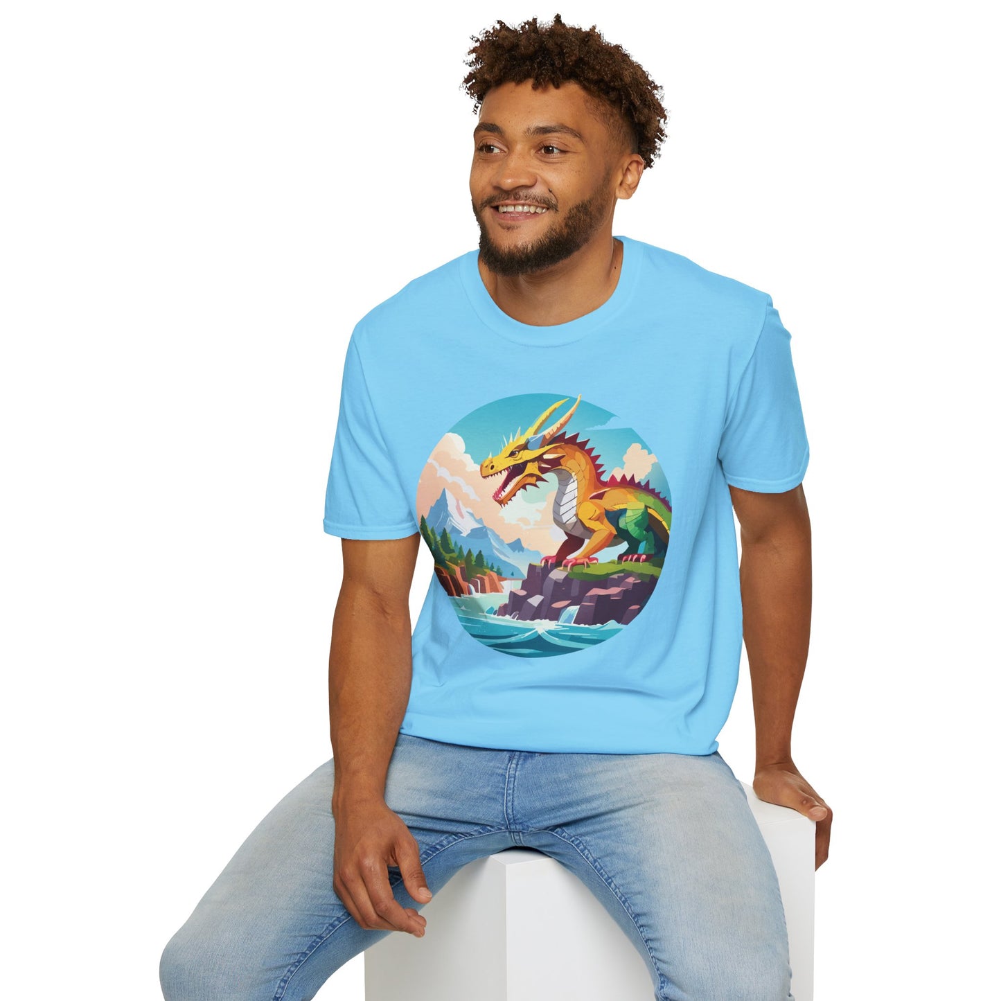 Dragon T Shirt, Dragon Shirt, Shirt with Animals, Animal Shirt