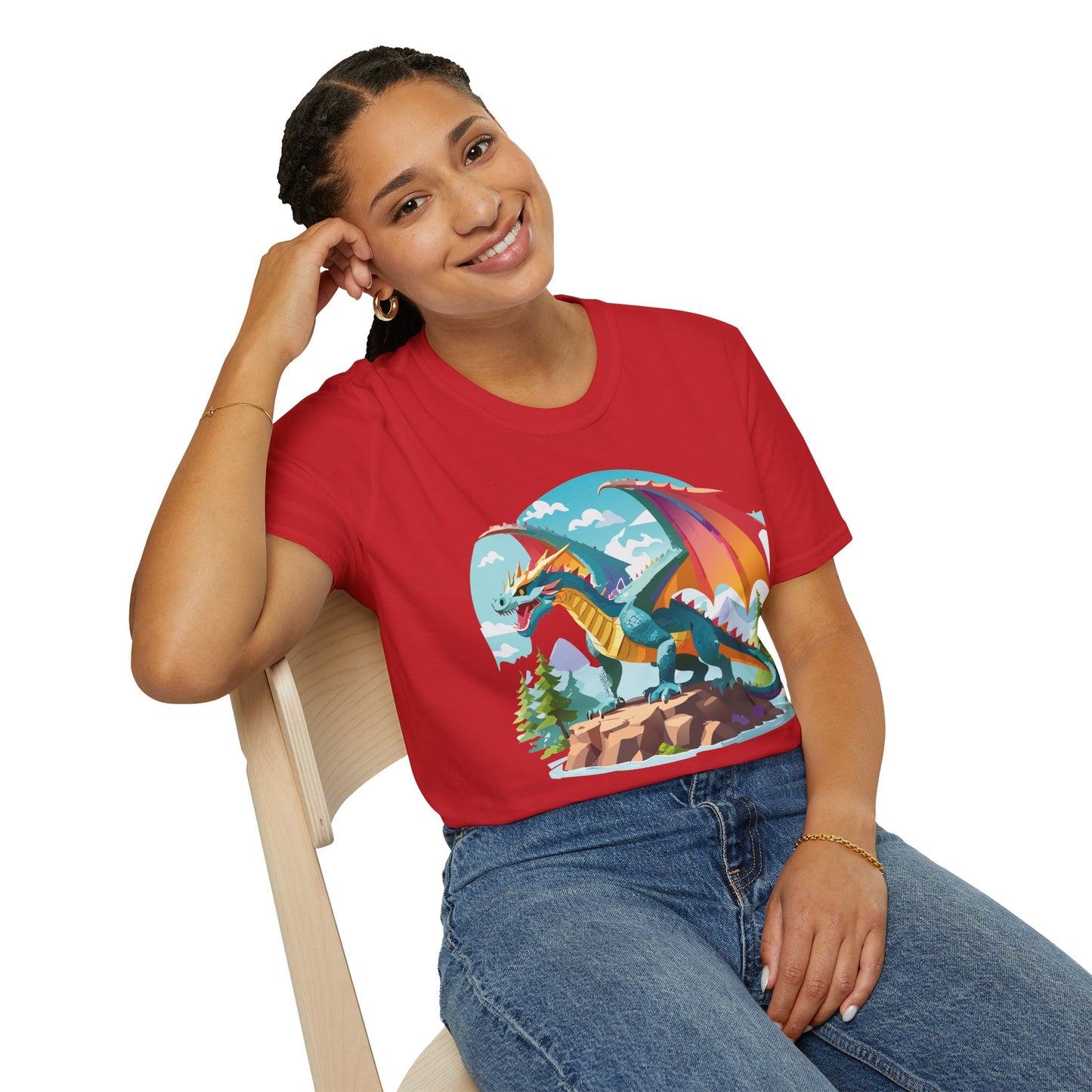 Dragon T Shirt, Dragon Shirt, Shirt with Animals, Animal Shirt