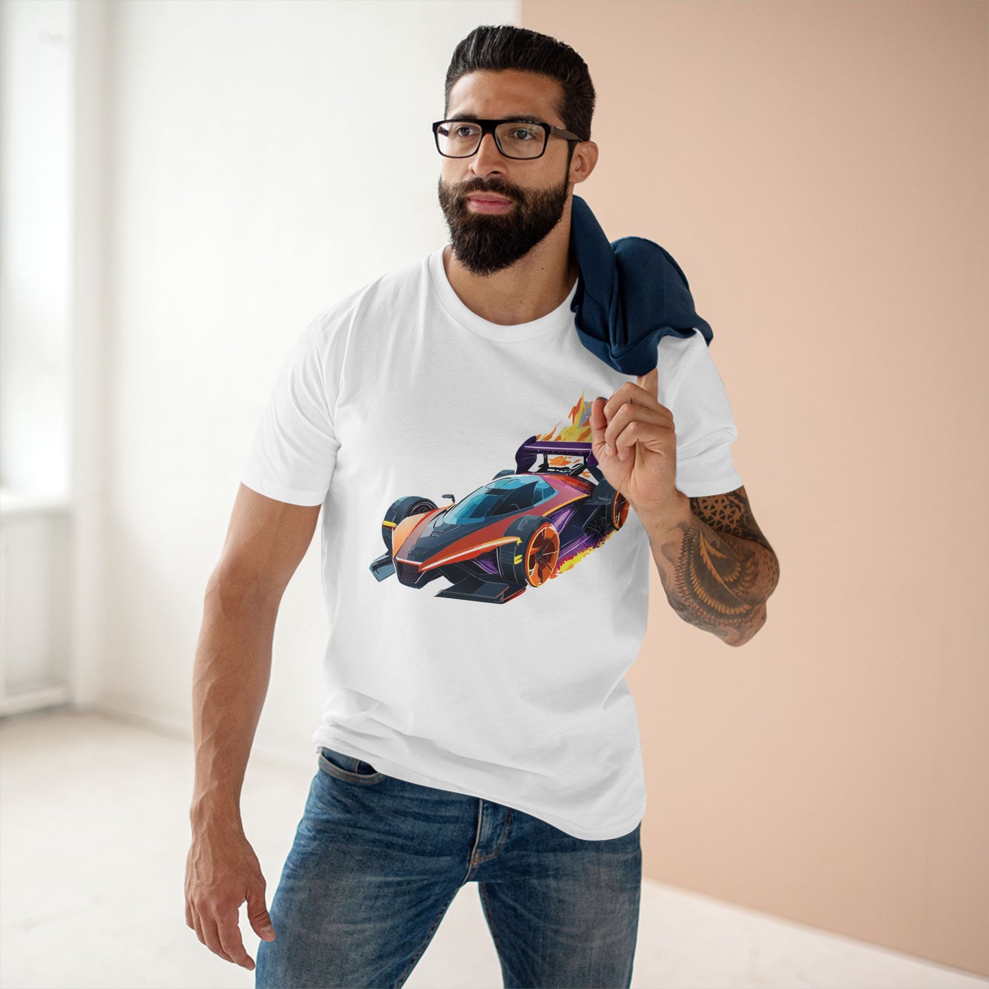 Hot Wheels Car Shirt Unisex Premium Cotton Tee With Unique Car Art Design For Auto Enthusiasts