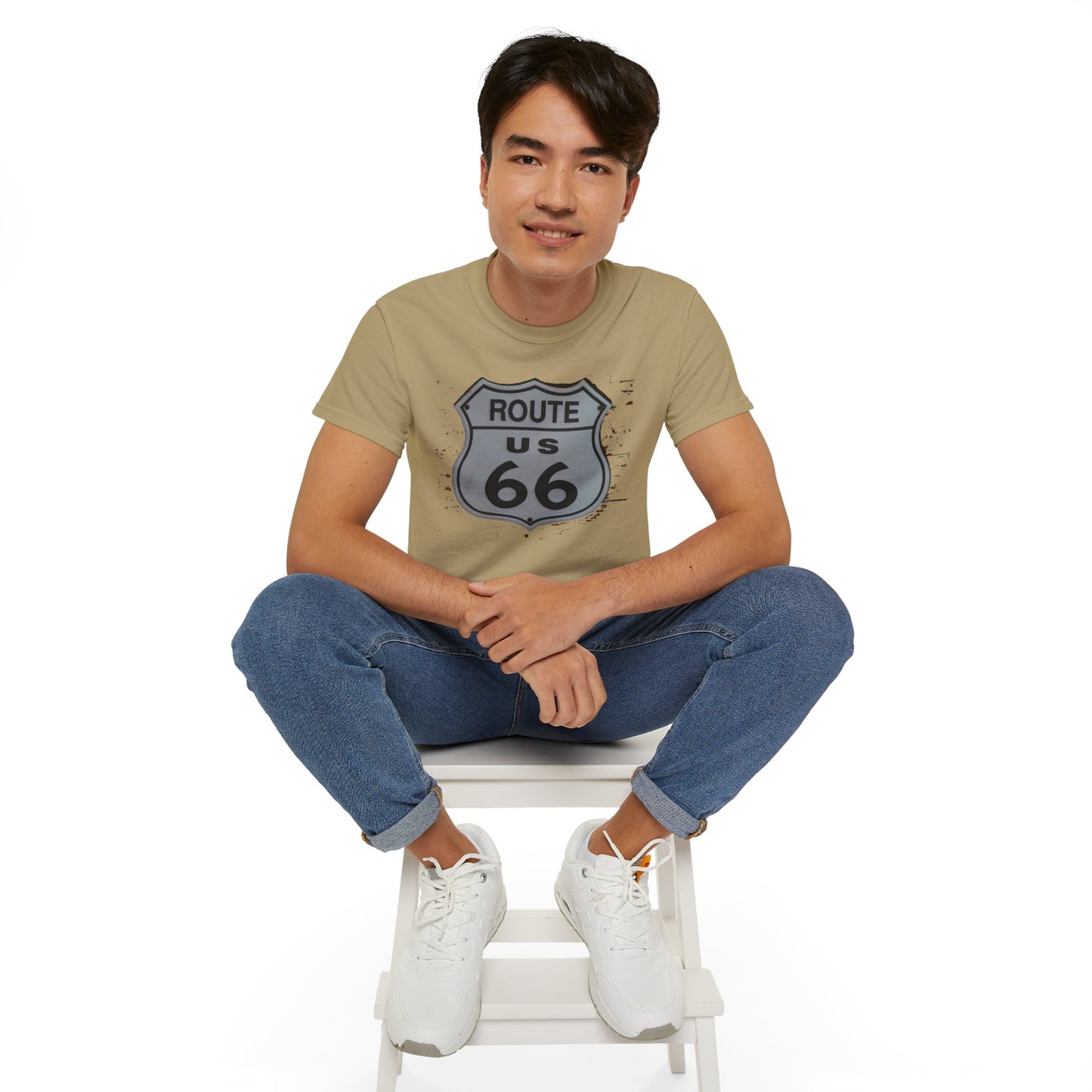 Route 66 Tee Shirt, Route 66 Graphic T‑Shirt, Vintage Graphic T-Shirt, Art Design Shirt, Route 66 US Tee Shirts