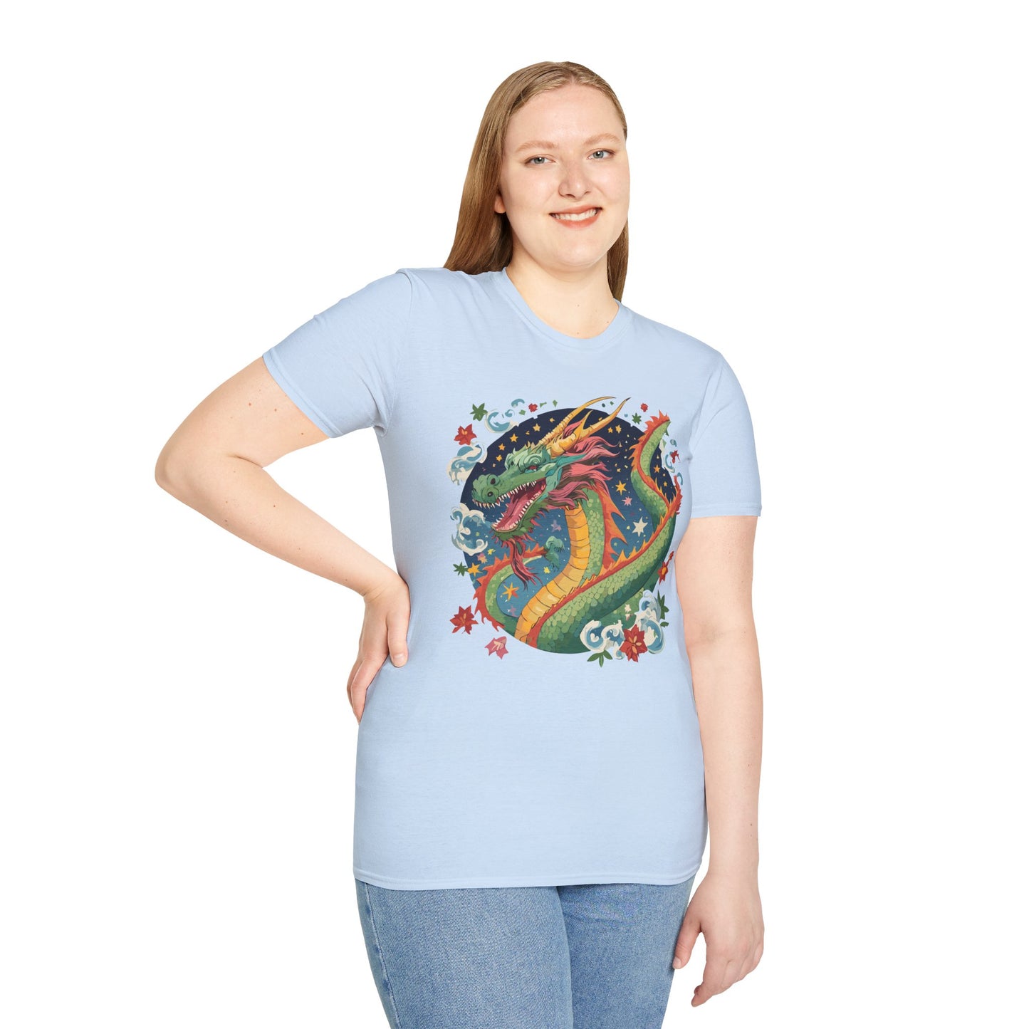 Dragon T Shirt, Dragon Shirt, Shirt with Animals, Animal Shirt