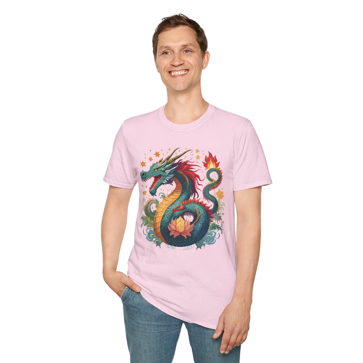 Dragon T Shirt, Dragon Shirt, Shirt with Animals, Animal Shirt