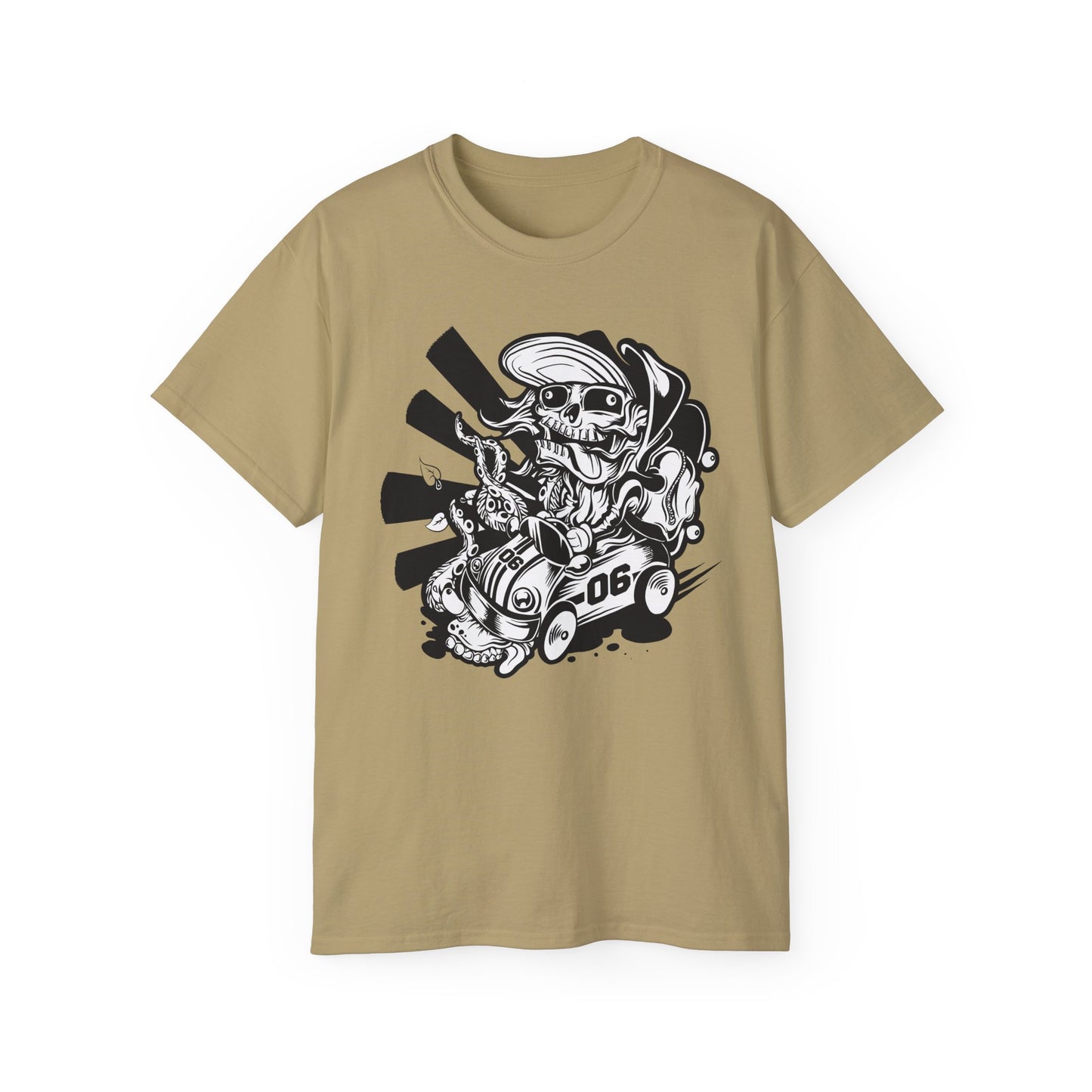 Skull Tee Shirt, Skull Graphic T‑Shirt, Cartoon Graphic T-Shirt, Art Design Shirt, Skull Tee Shirts