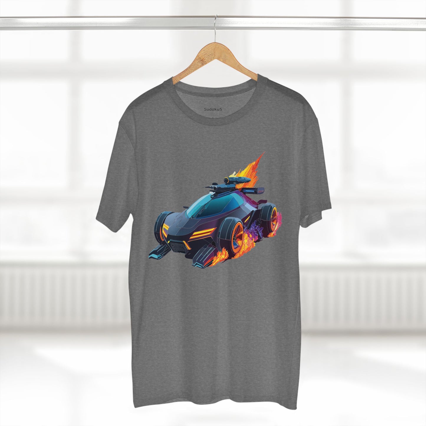Unisex Car Shirt Hot Wheels Tee Premium Cotton With Unique Art Design For Everyday Wear